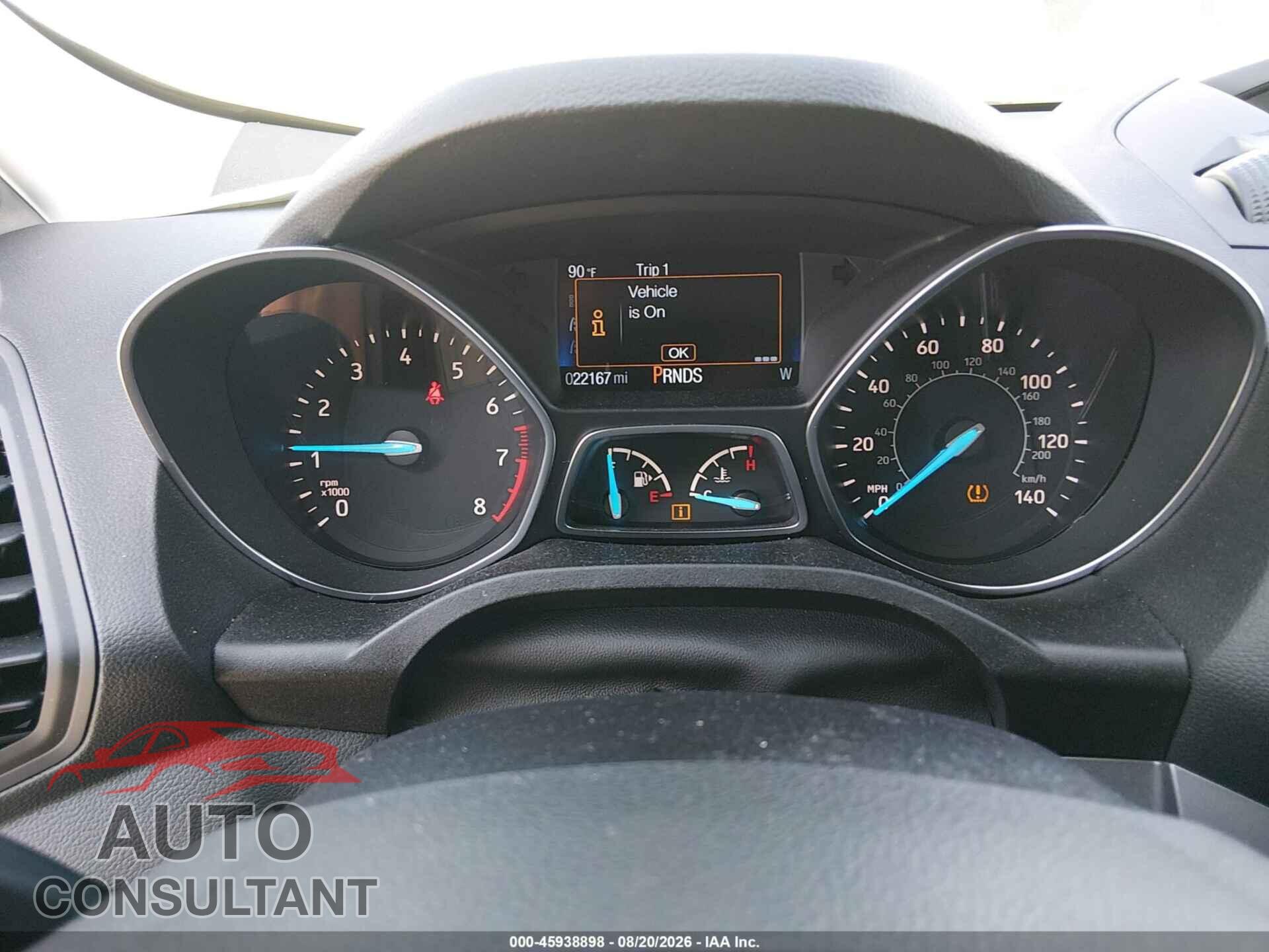 FORD ESCAPE 2018 - 1FMCU0F7XJUD08403