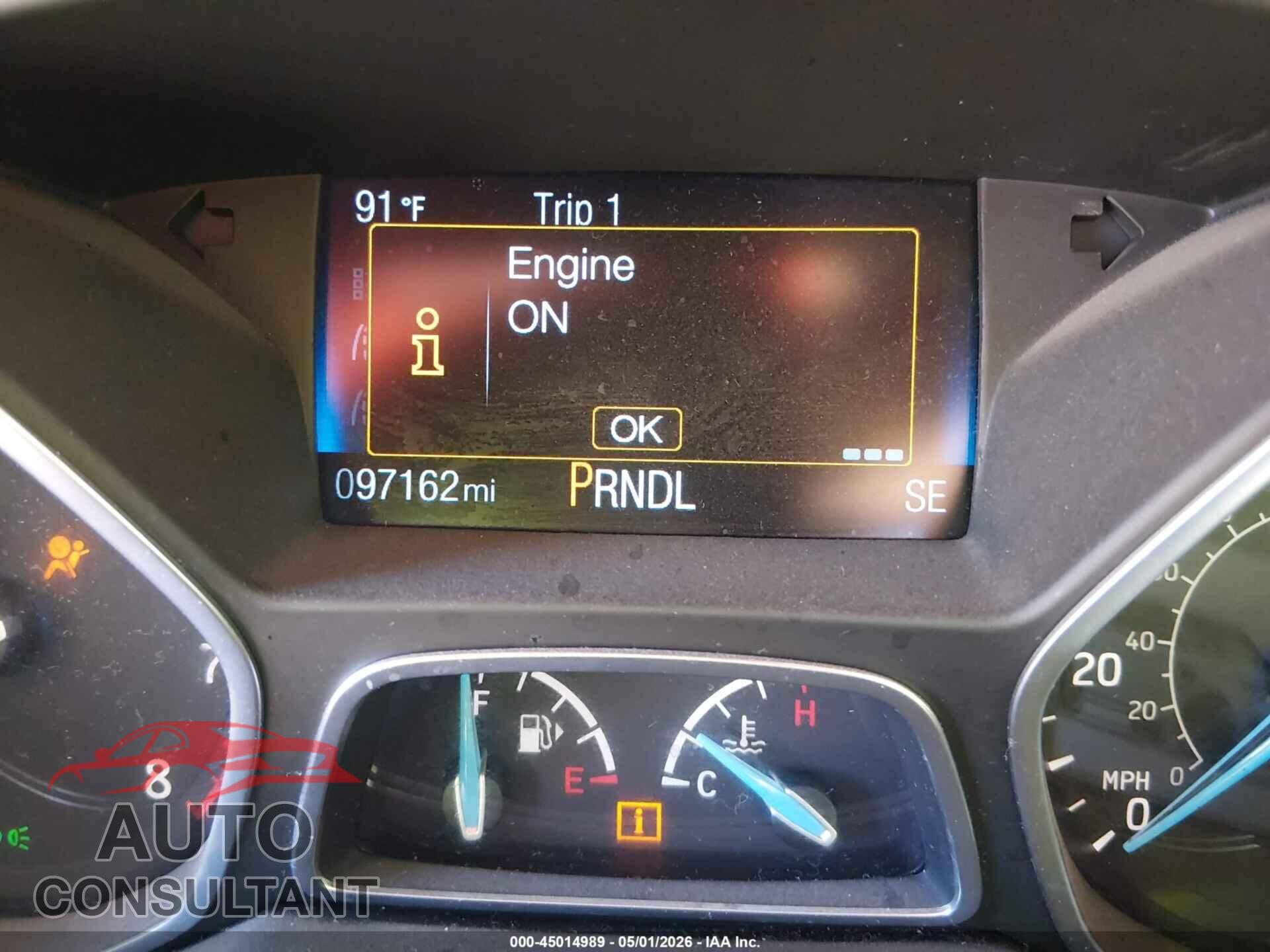 FORD FOCUS 2015 - 1FADP3F2XFL211128