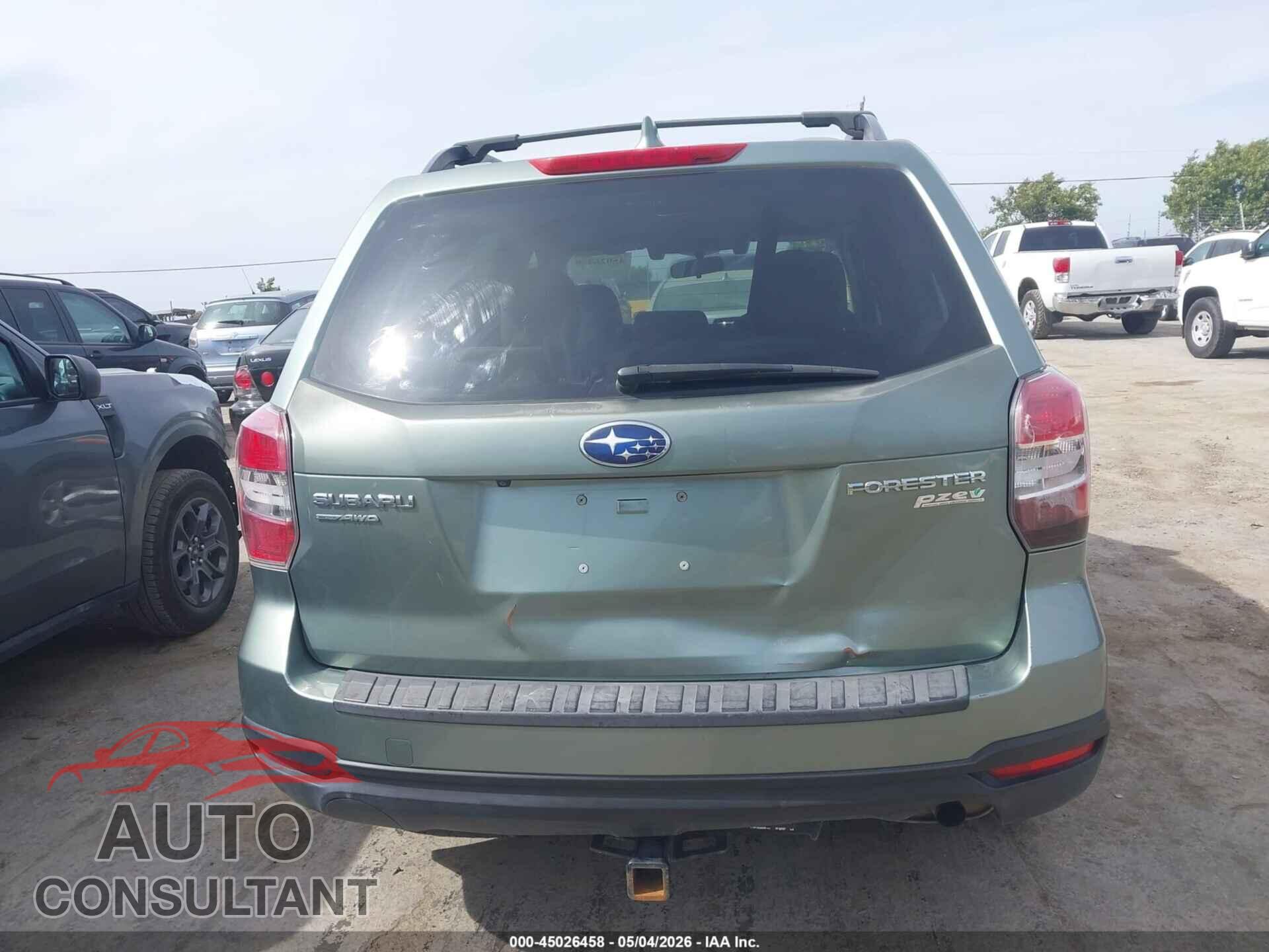 SUBARU FORESTER 2016 - JF2SJAFC9GH546242