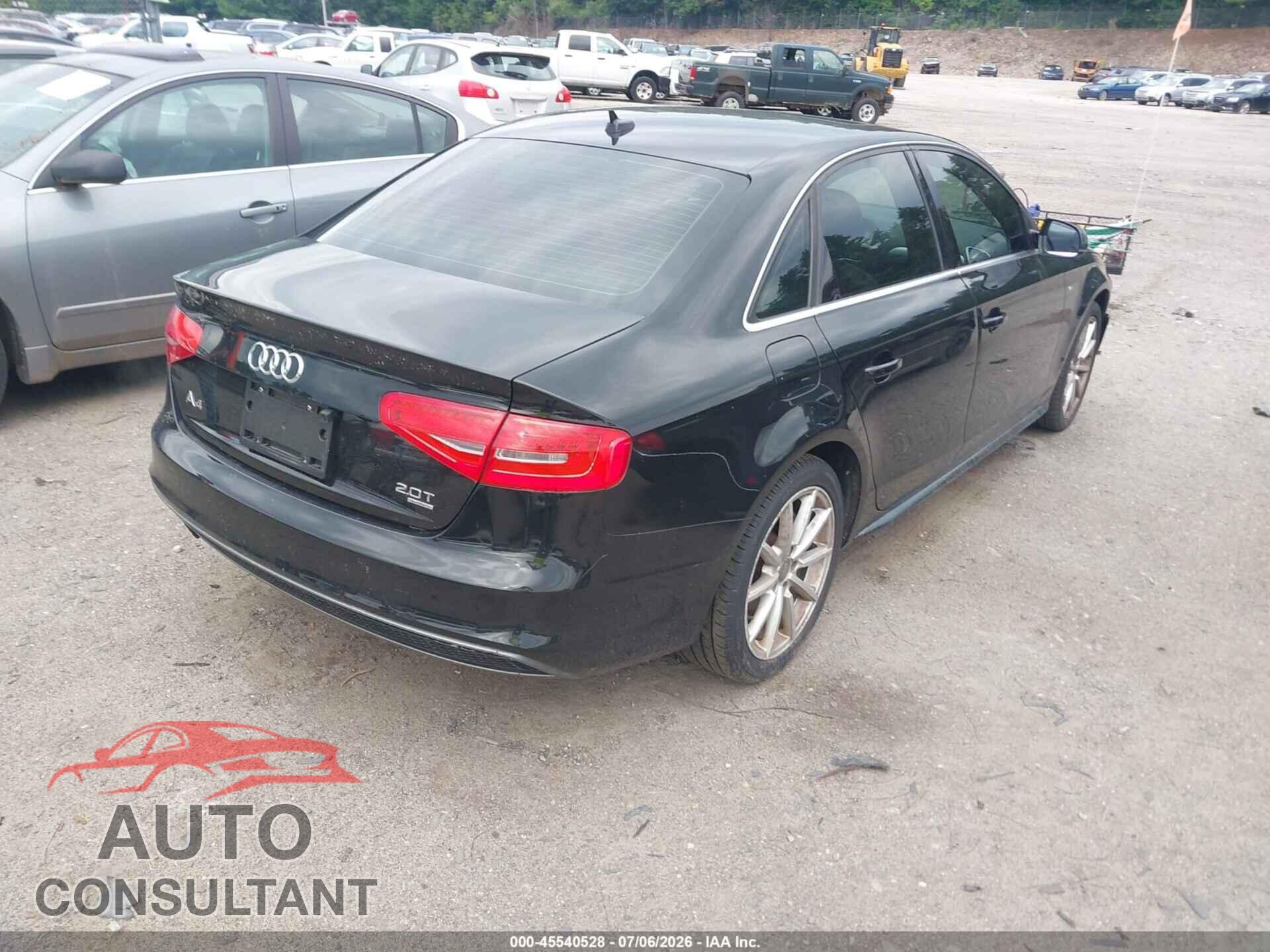 AUDI A4 2015 - WAUBFAFL9FN007780