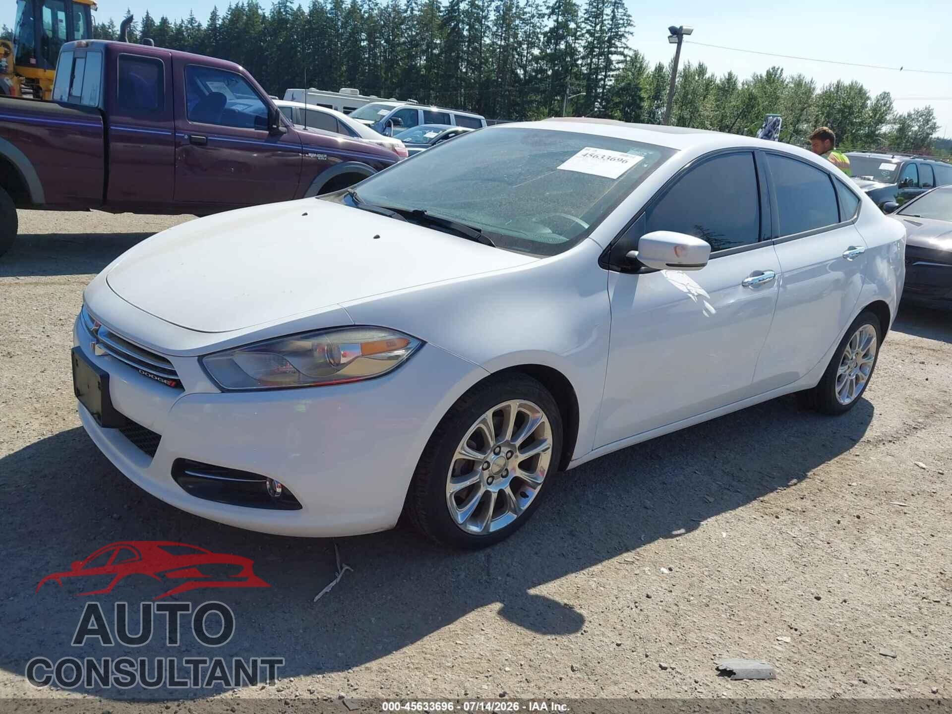 DODGE DART 2013 - 1C3CDFCA9DD204548