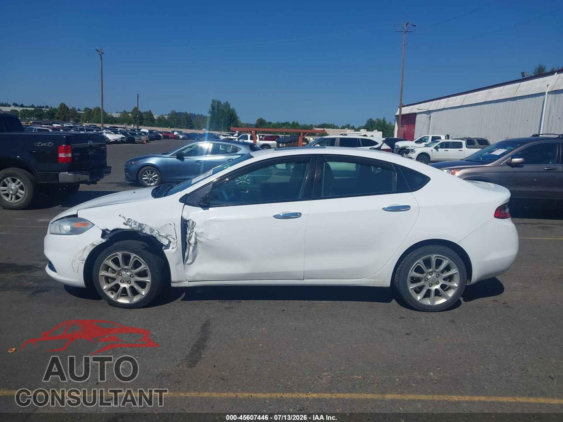 DODGE DART 2013 - 1C3CDFCH7DD323728