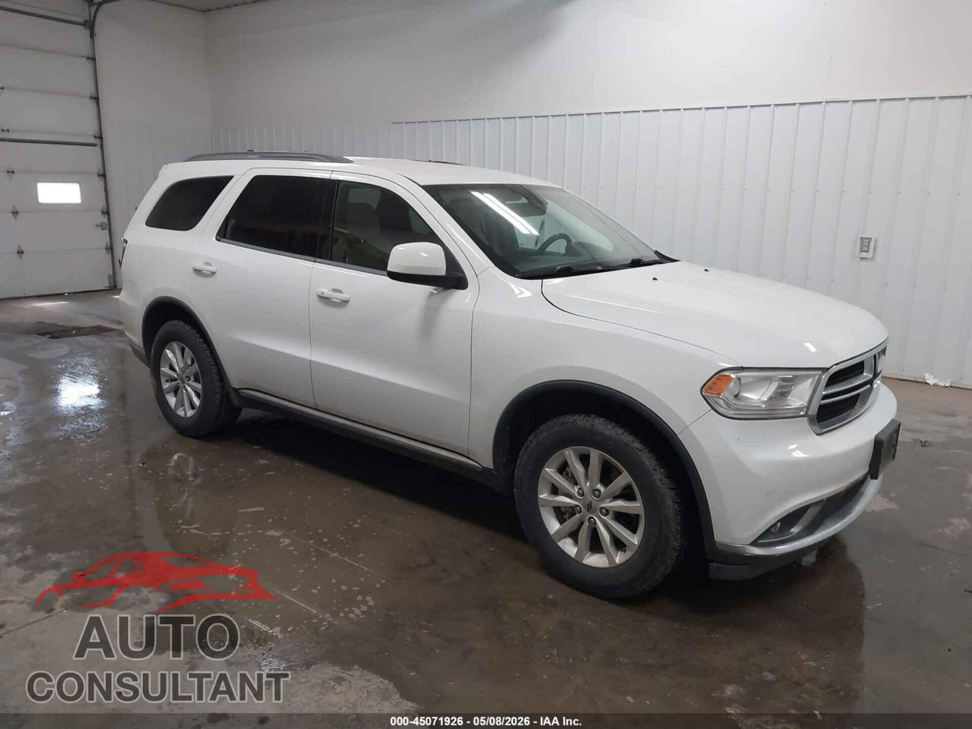 DODGE DURANGO 2019 - 1C4RDJAG3KC585235