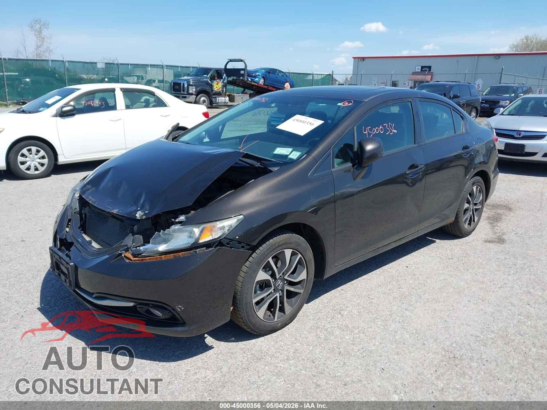 HONDA CIVIC 2013 - 19XFB2F94DE263255