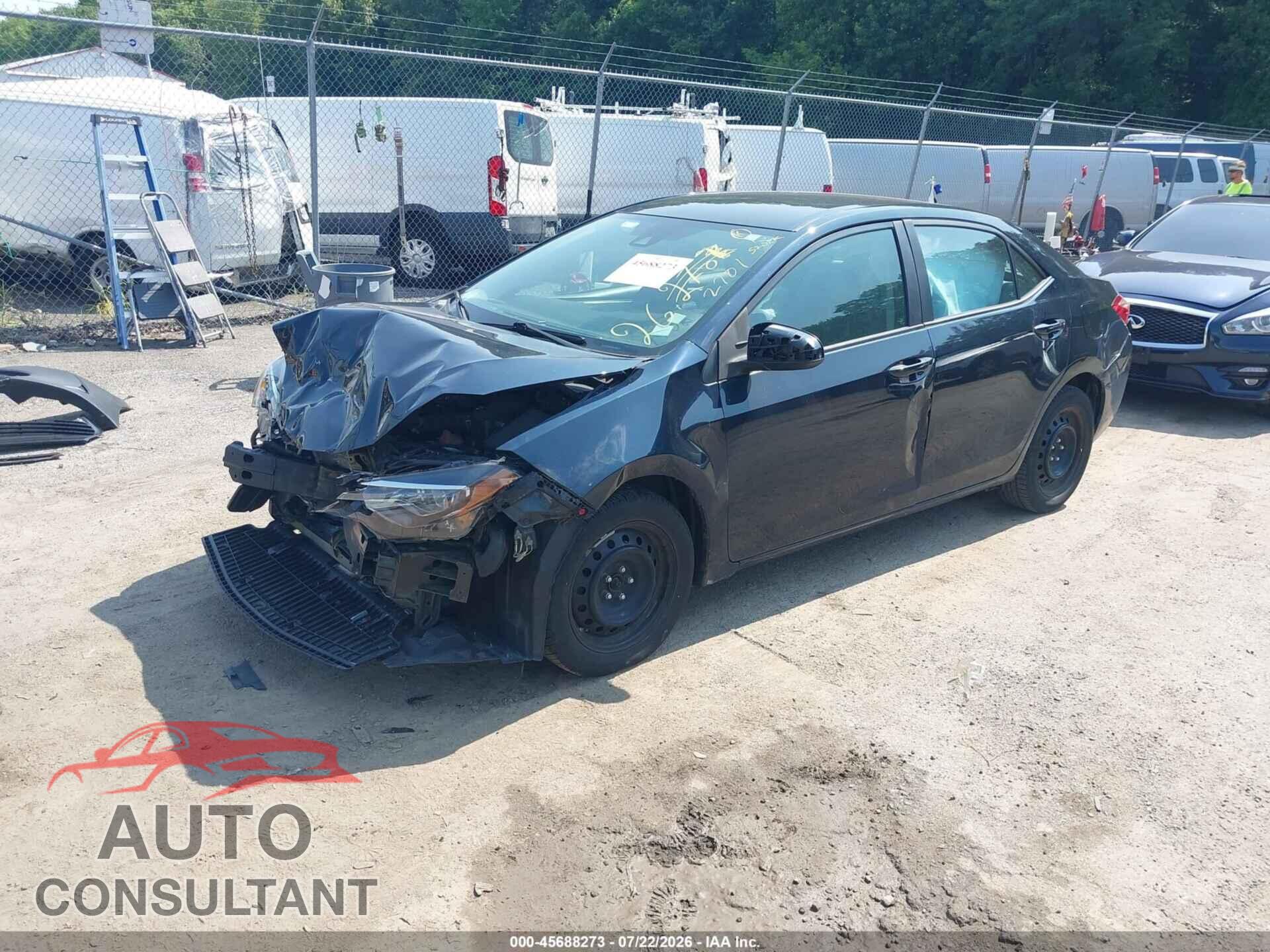 TOYOTA COROLLA 2019 - 2T1BURHE6KC176190