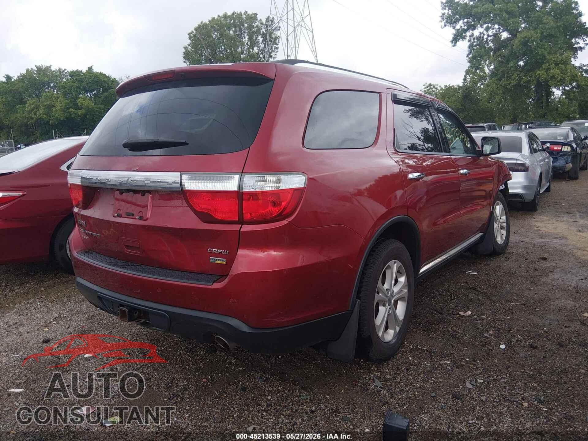 DODGE DURANGO 2013 - 1C4RDJDG4DC700911