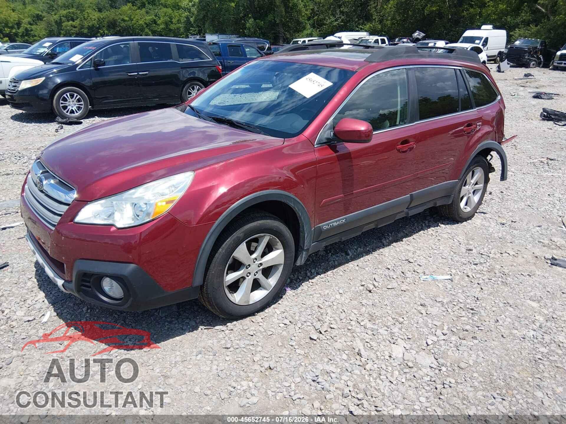 SUBARU OUTBACK 2014 - 4S4BRCLC4E3220782