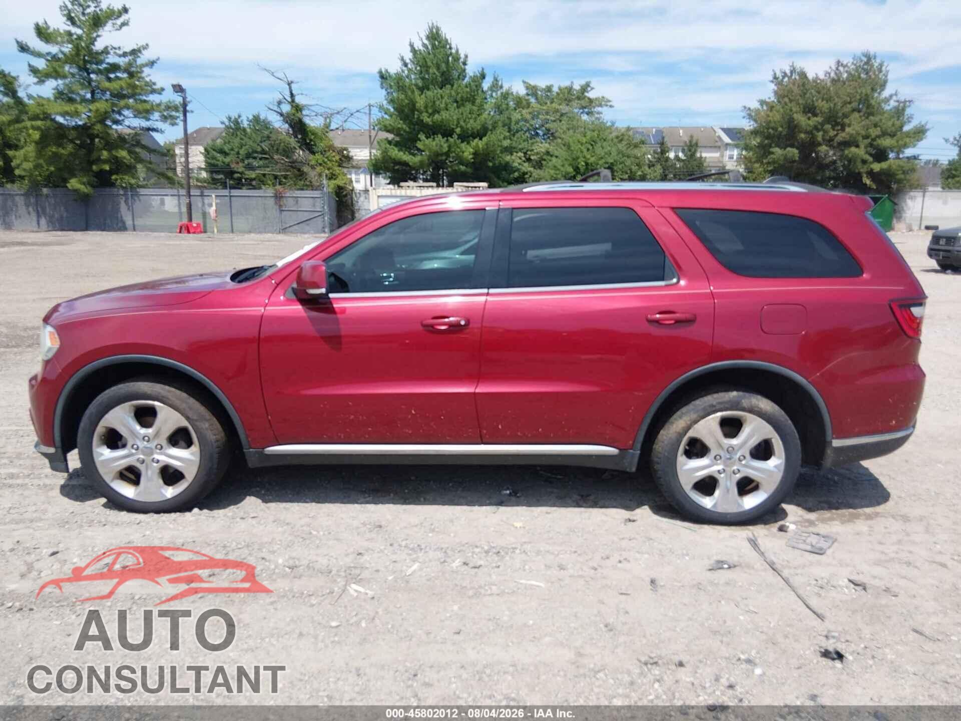 DODGE DURANGO 2014 - 1C4RDJDG7EC337263