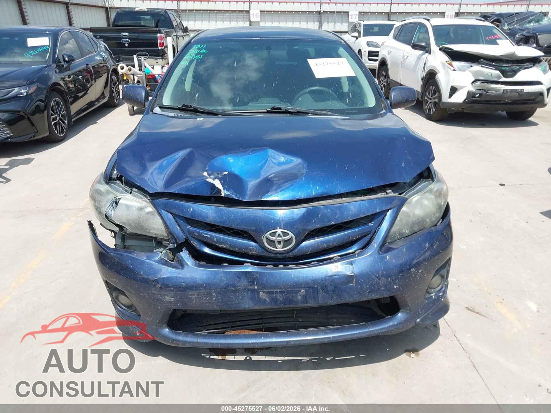 TOYOTA COROLLA 2013 - 5YFBU4EE1DP118935