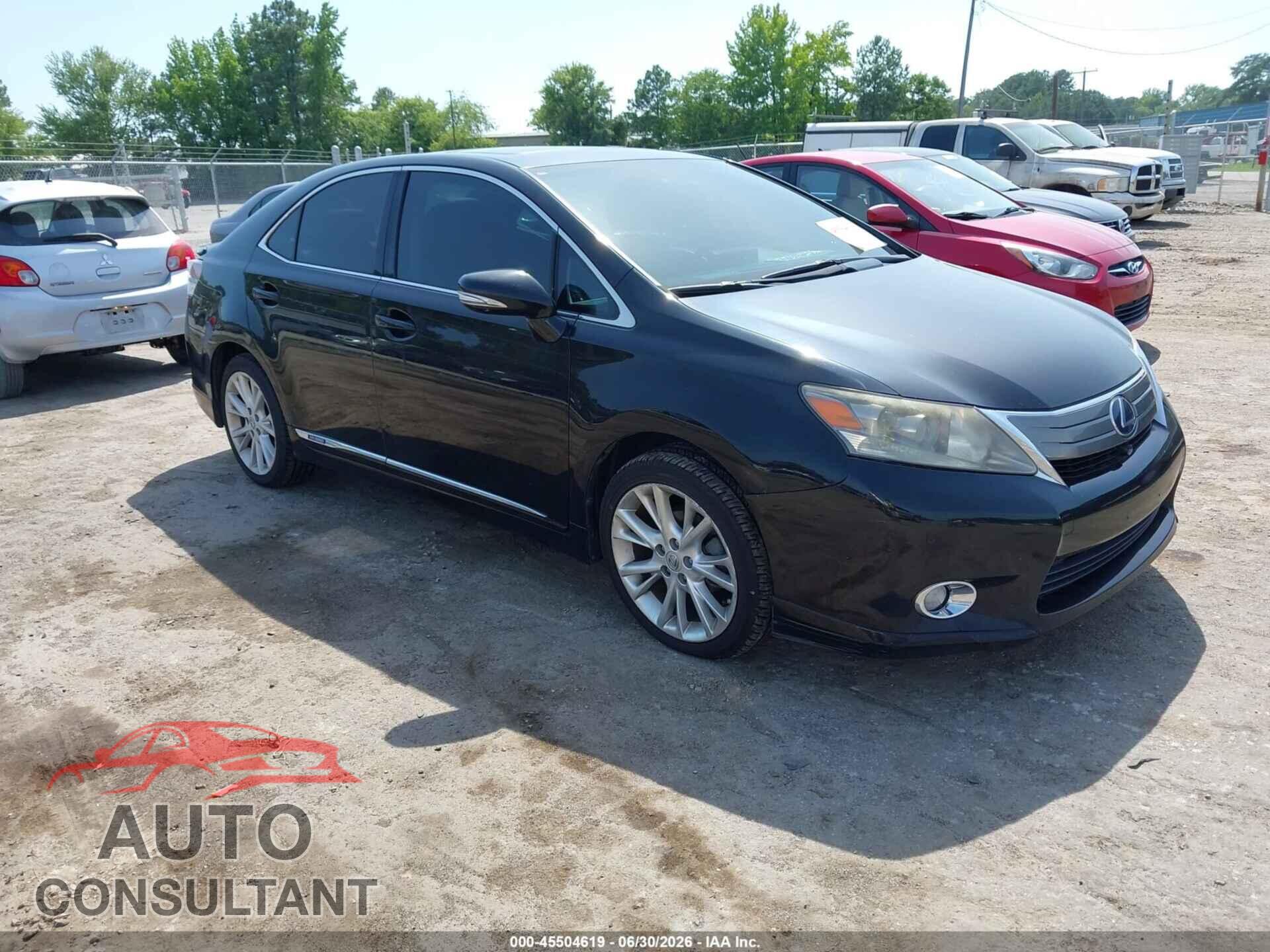 LEXUS HS 250H 2010 - JTHBB1BA9A2034487