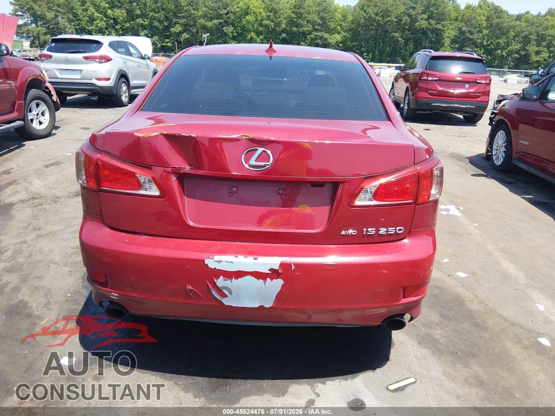 LEXUS IS 250 2012 - JTHCF5C27C5058098