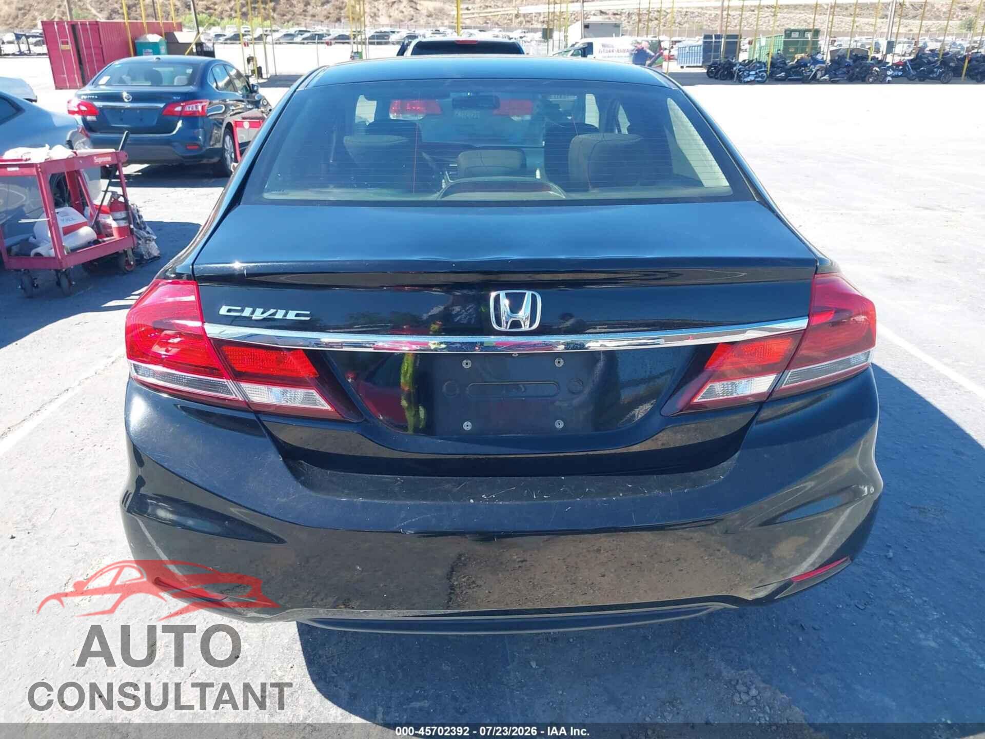 HONDA CIVIC 2015 - 19XFB2F74FE262009