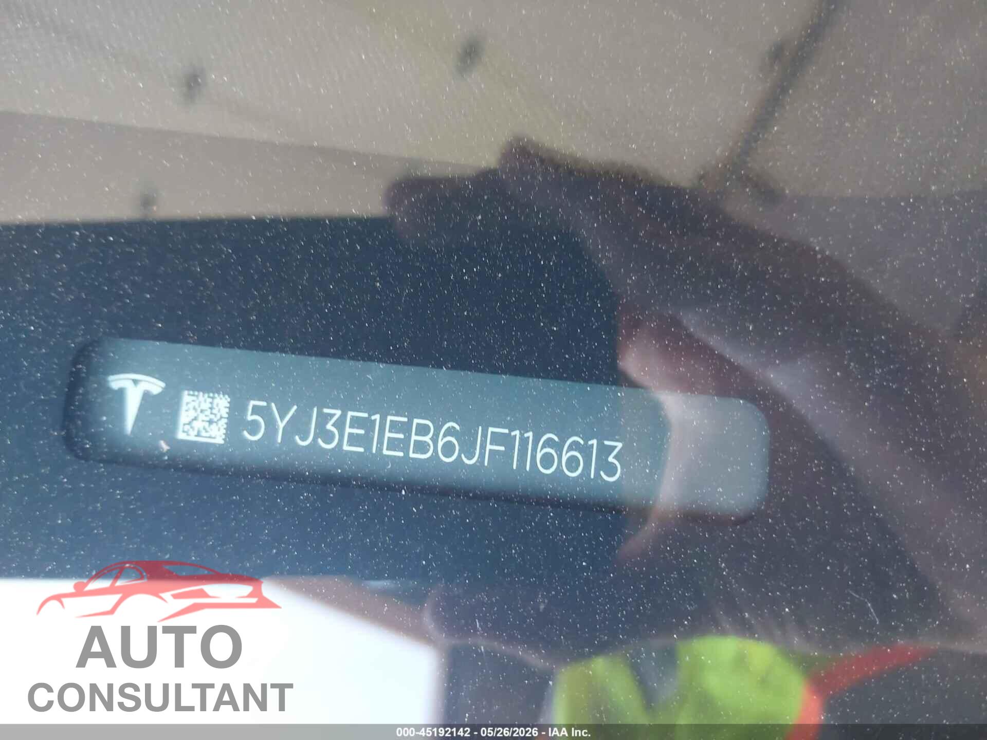 TESLA MODEL 3 2018 - 5YJ3E1EB6JF116613