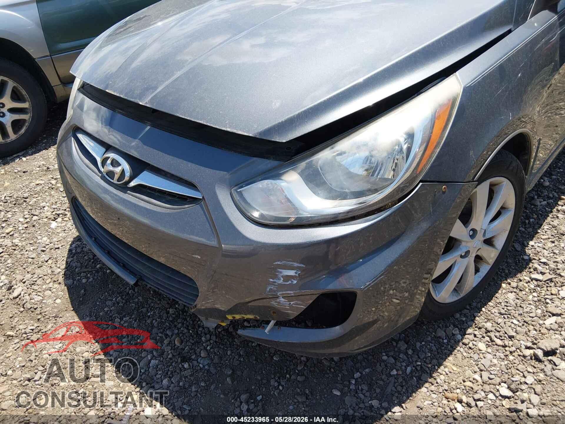 HYUNDAI ACCENT 2013 - KMHCU5AE2DU097950