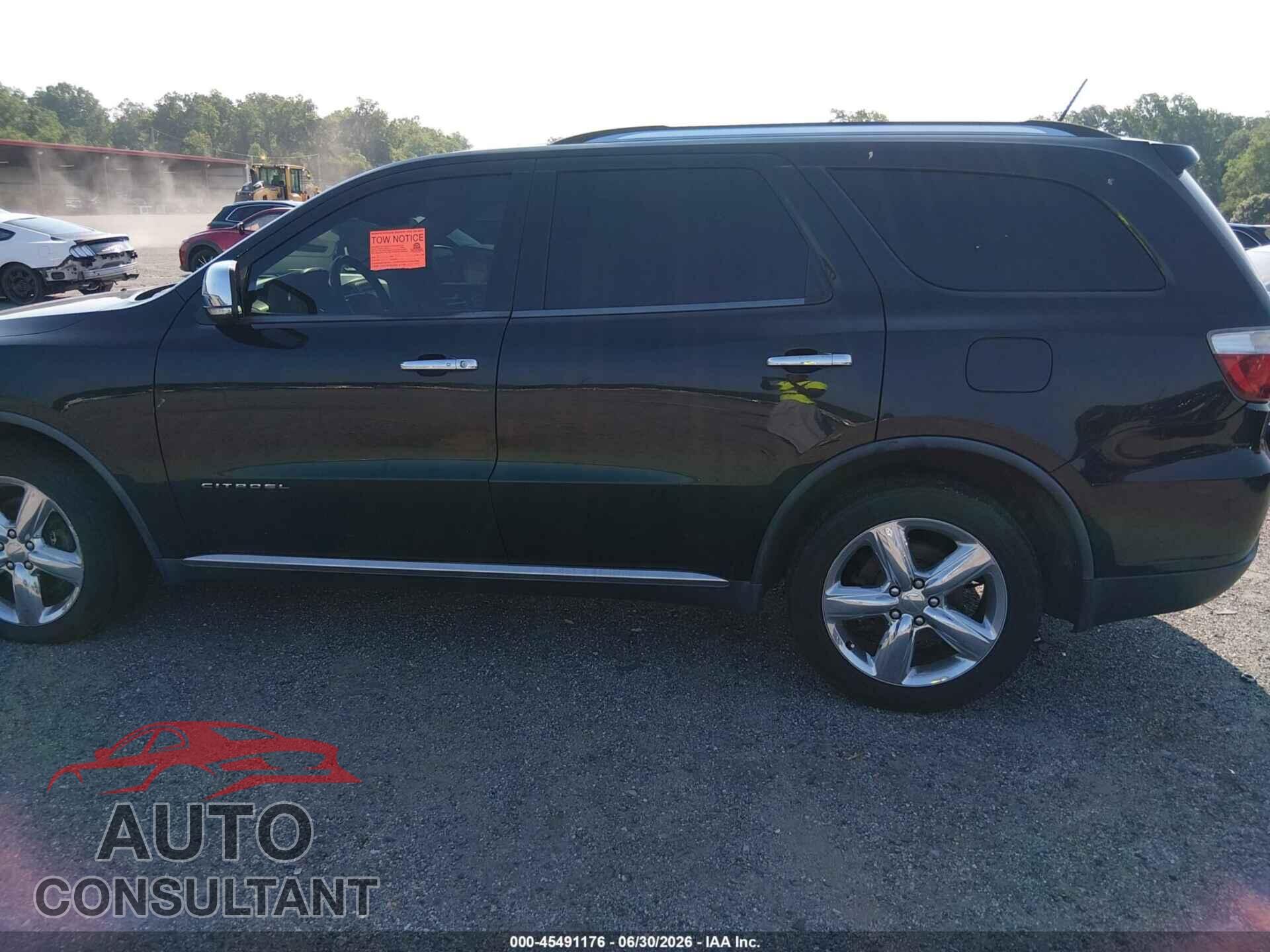 DODGE DURANGO 2012 - 1C4SDJET1CC152359