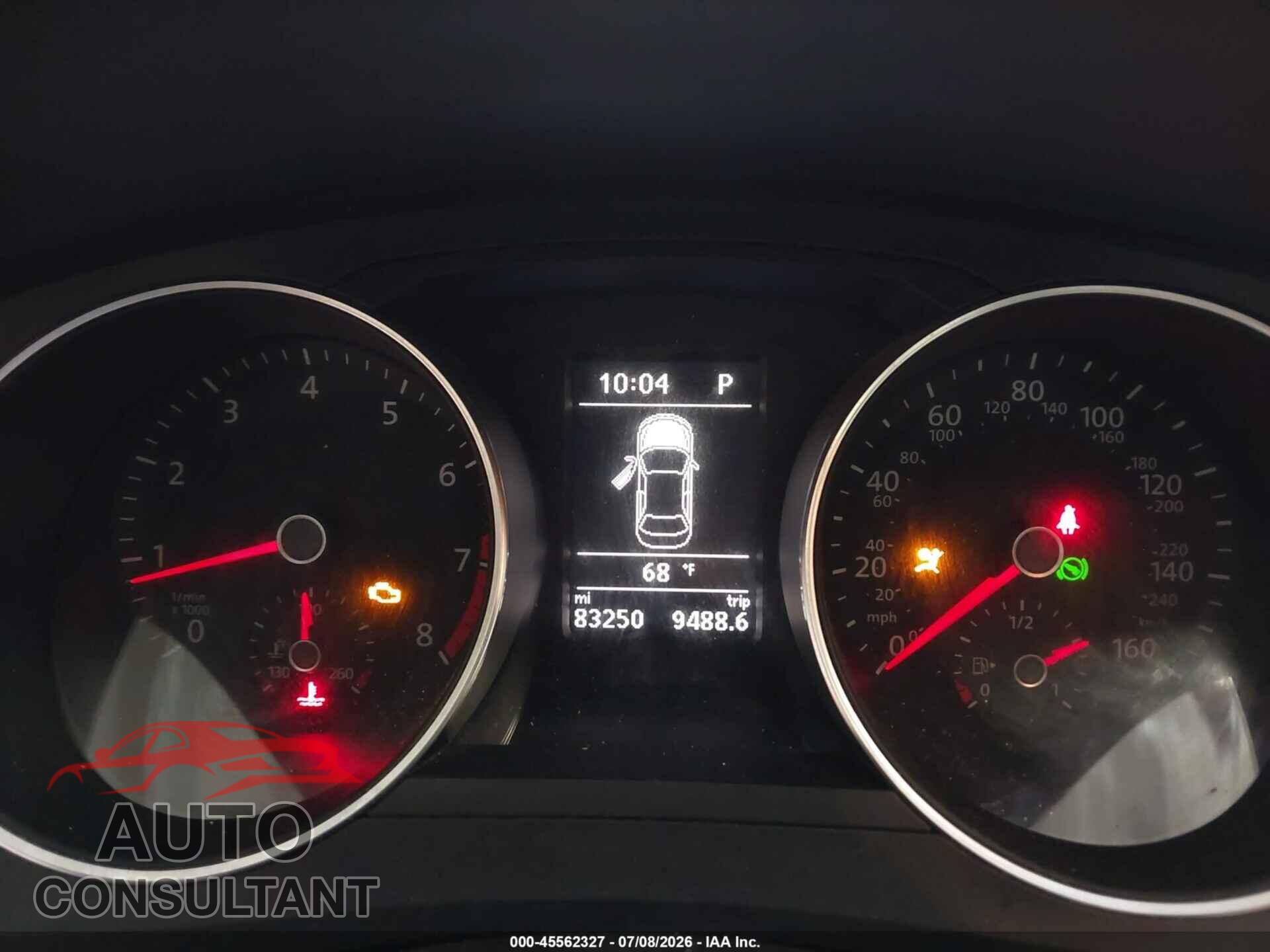 VOLKSWAGEN JETTA 2017 - 3VWDB7AJ4HM388545