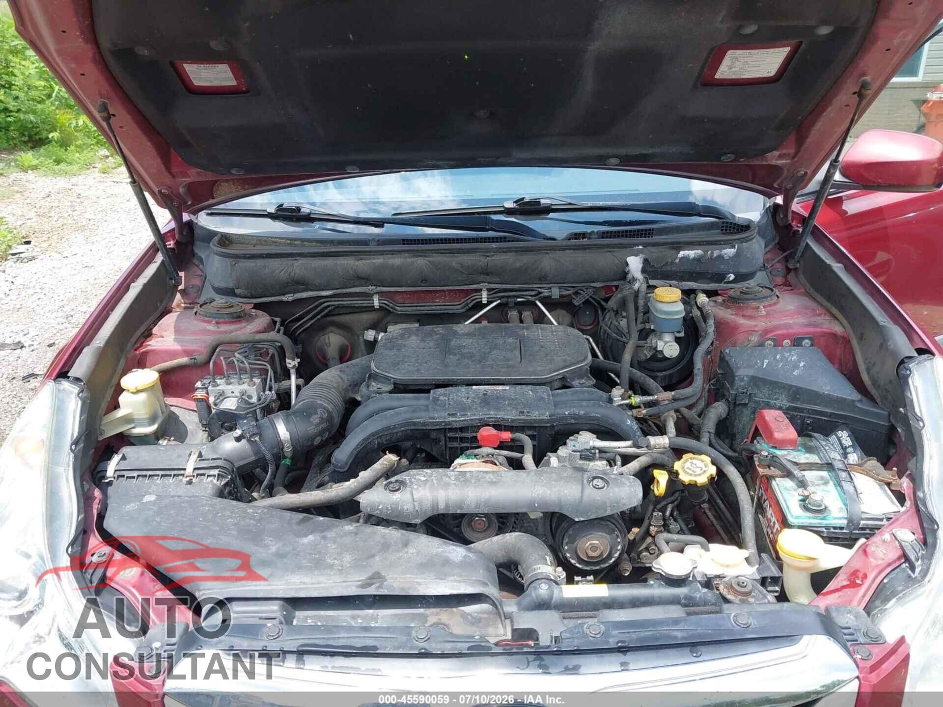 SUBARU OUTBACK 2012 - 4S4BRCCC2C3252143