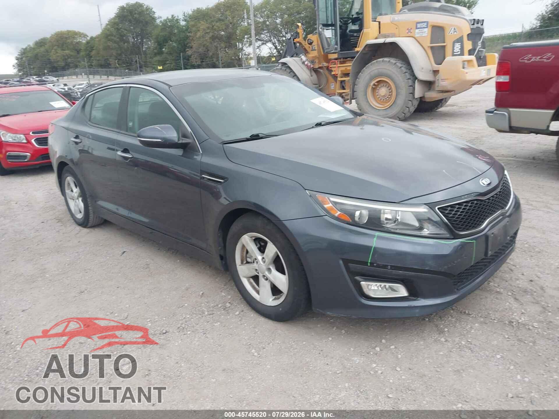 KIA OPTIMA 2015 - KNAGM4A70F5560230
