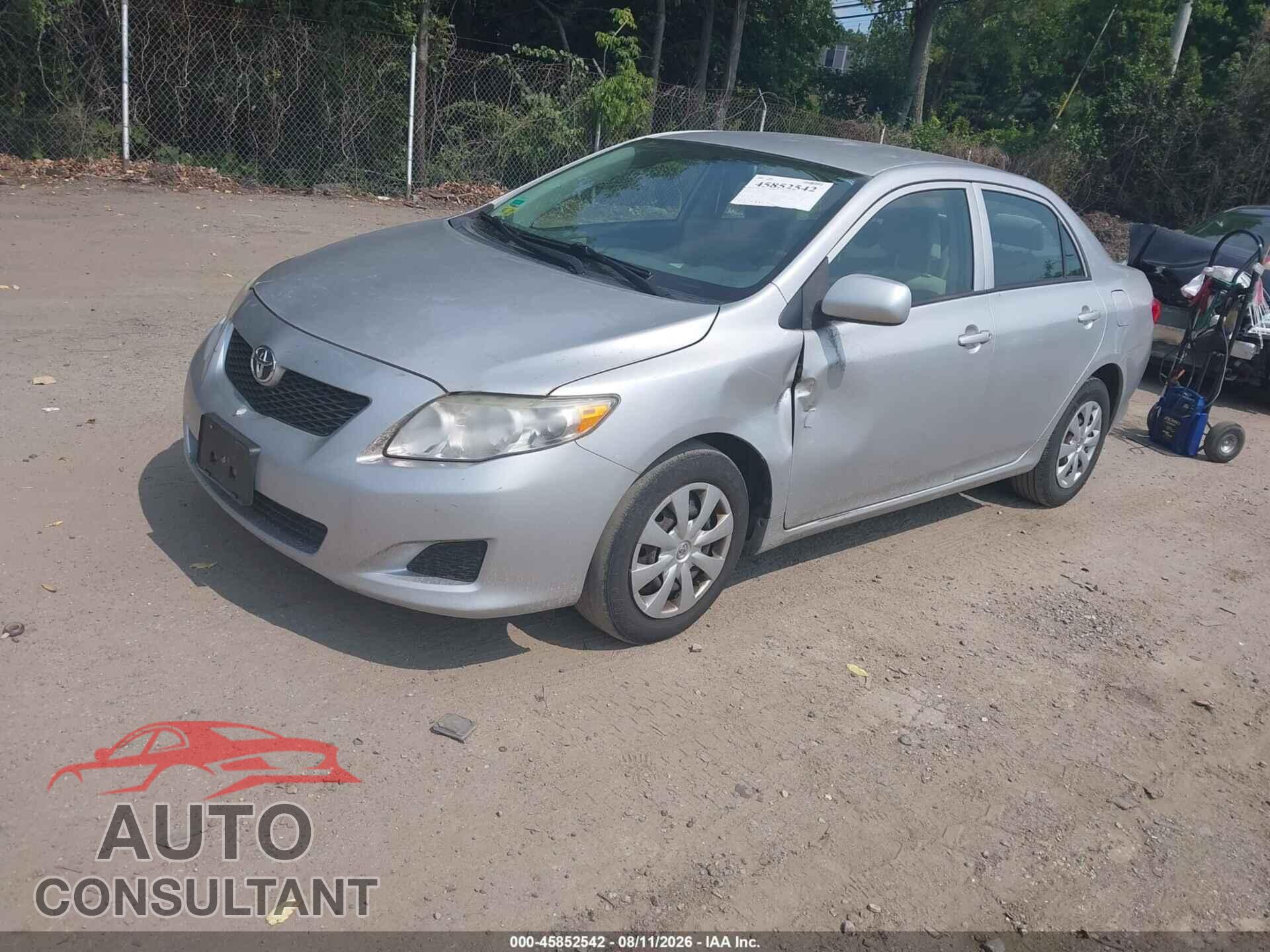 TOYOTA COROLLA 2010 - 2T1BU4EE6AC369008
