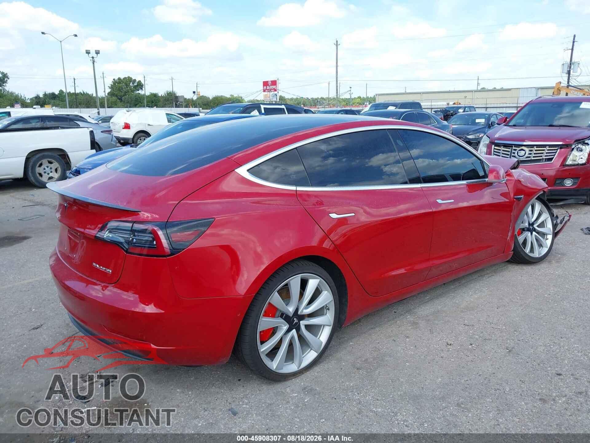 TESLA MODEL 3 2018 - 5YJ3E1EB3JF072781