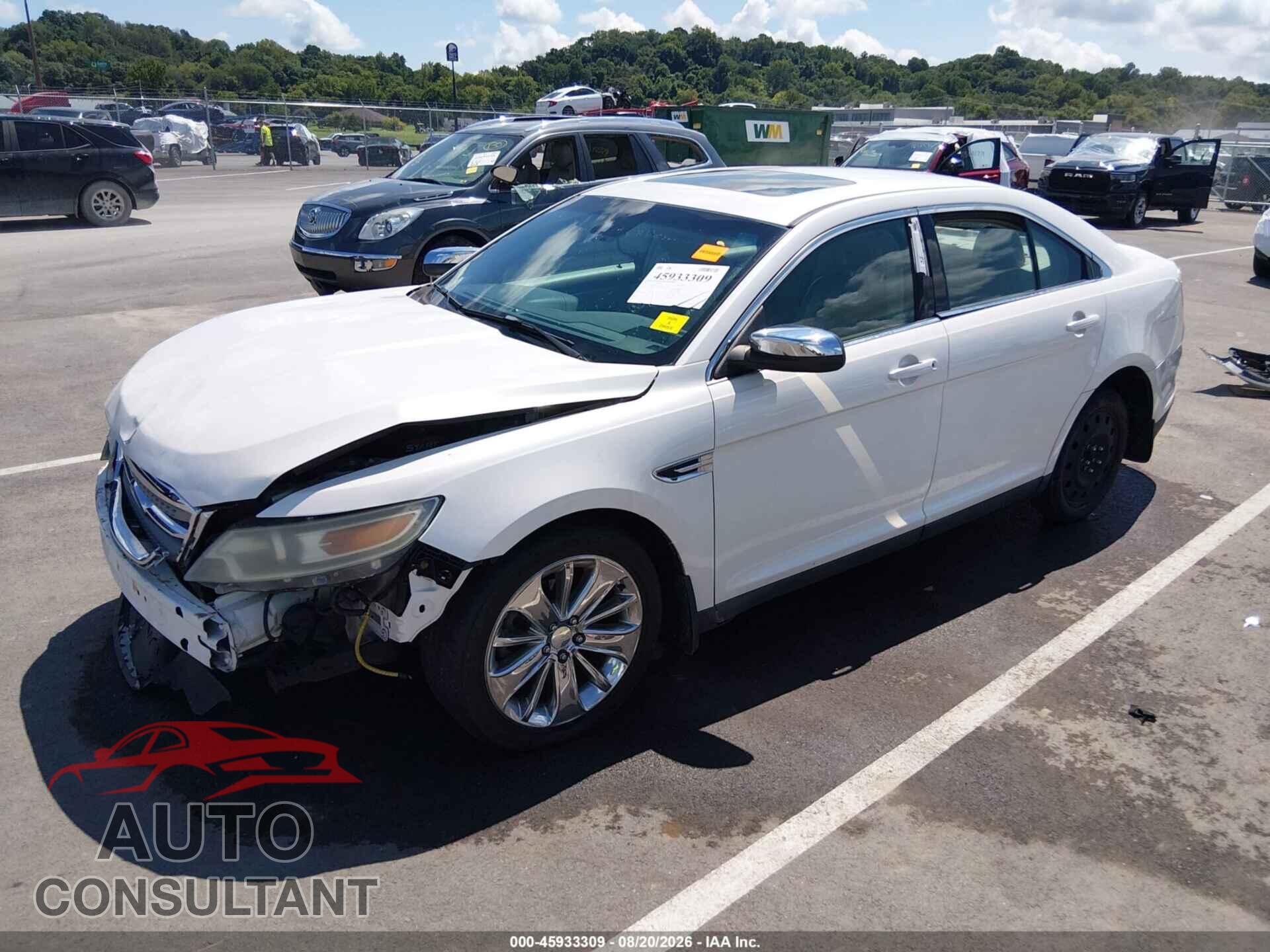 FORD TAURUS 2010 - 1FAHP2FW6AG127789