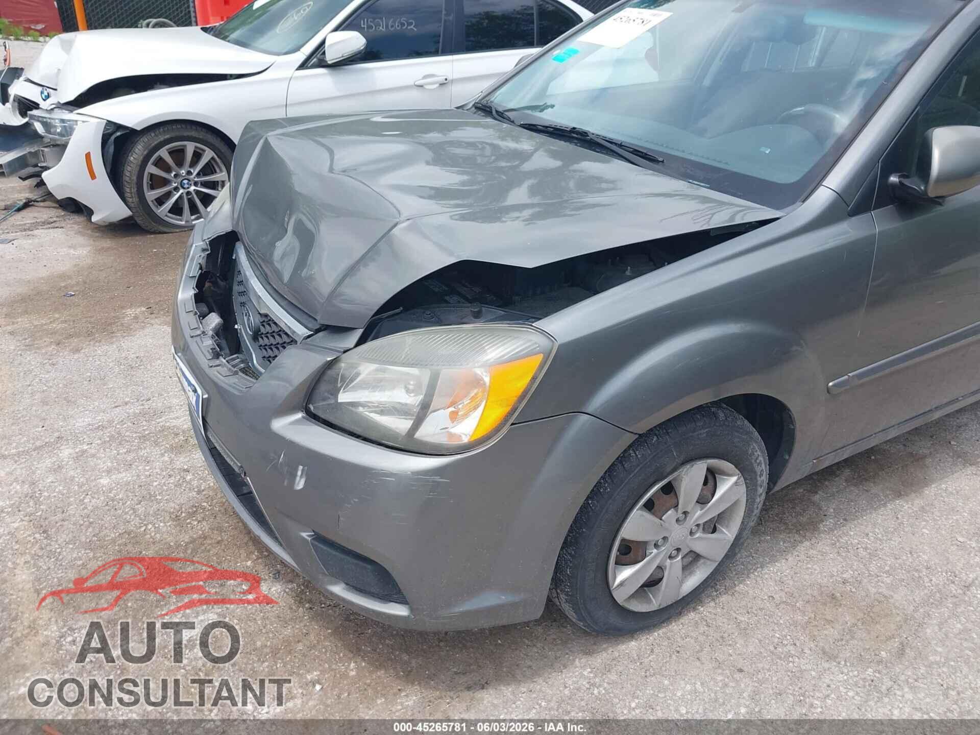 KIA RIO 2011 - KNADH4A34B6868252