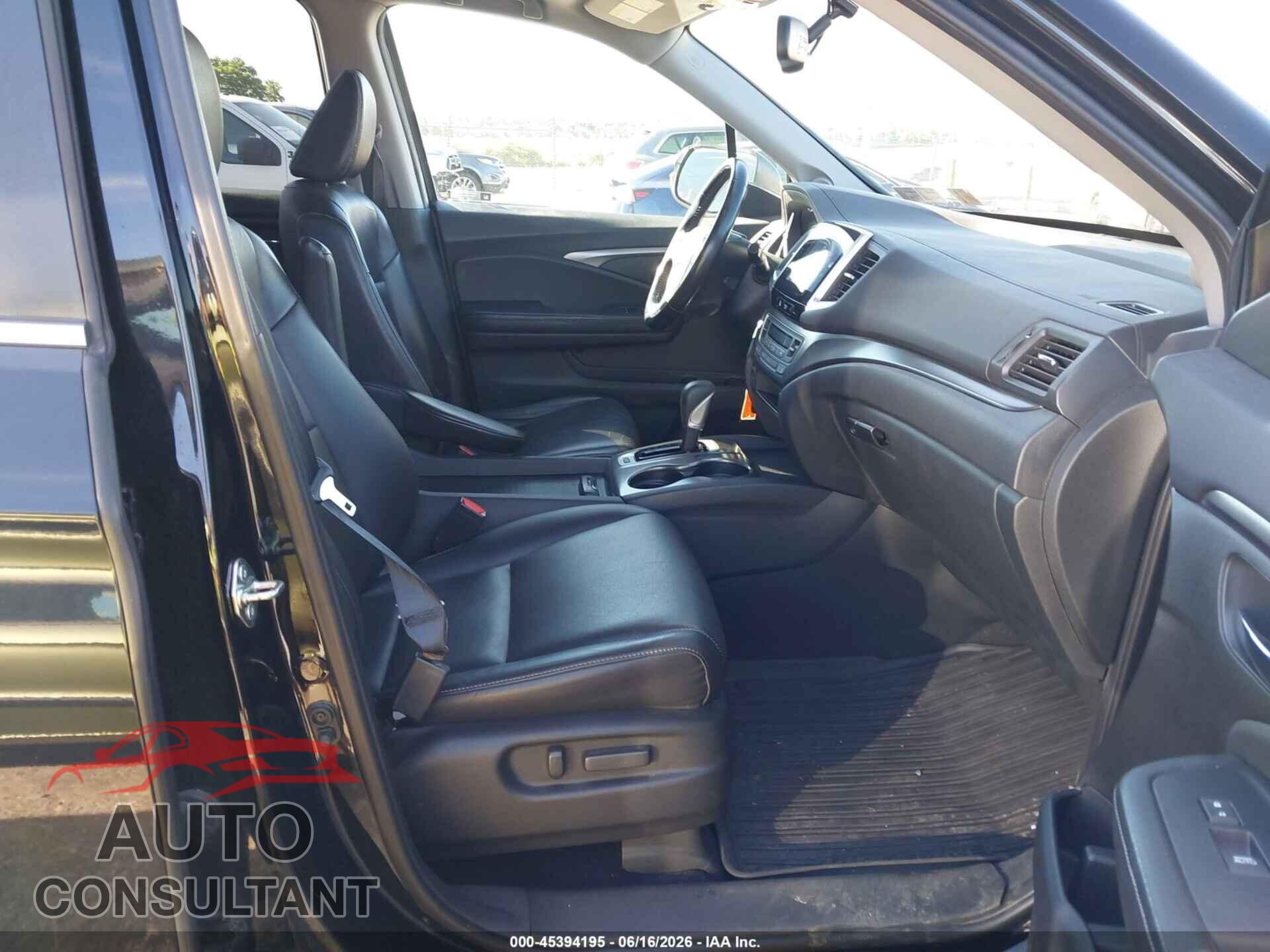HONDA RIDGELINE 2017 - 5FPYK3F62HB019650