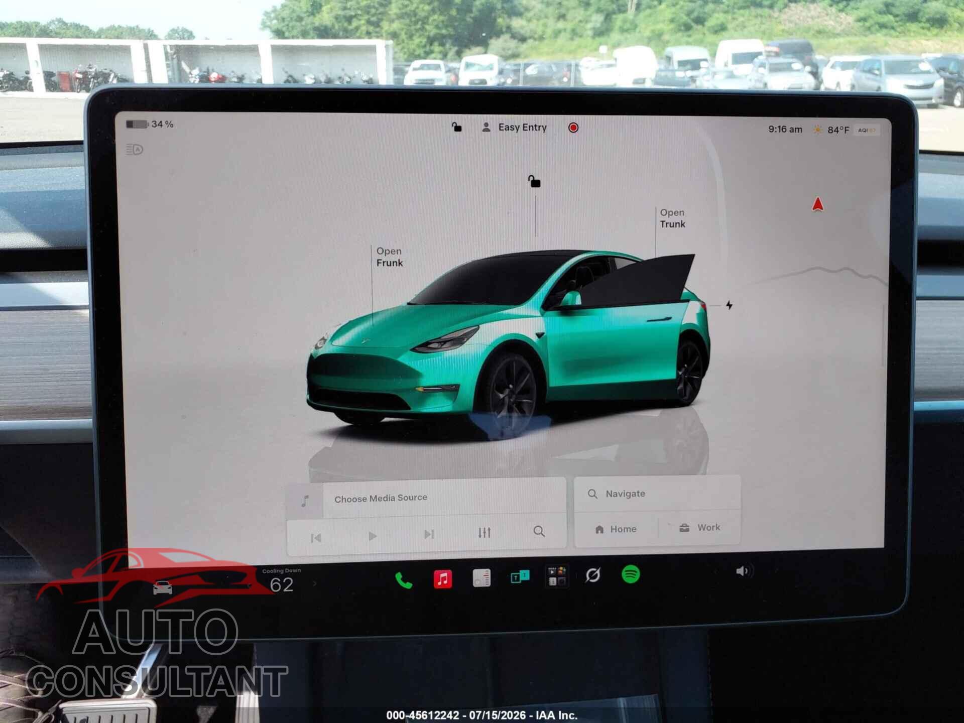 TESLA MODEL Y 2024 - 7SAYGAEE4RF108681