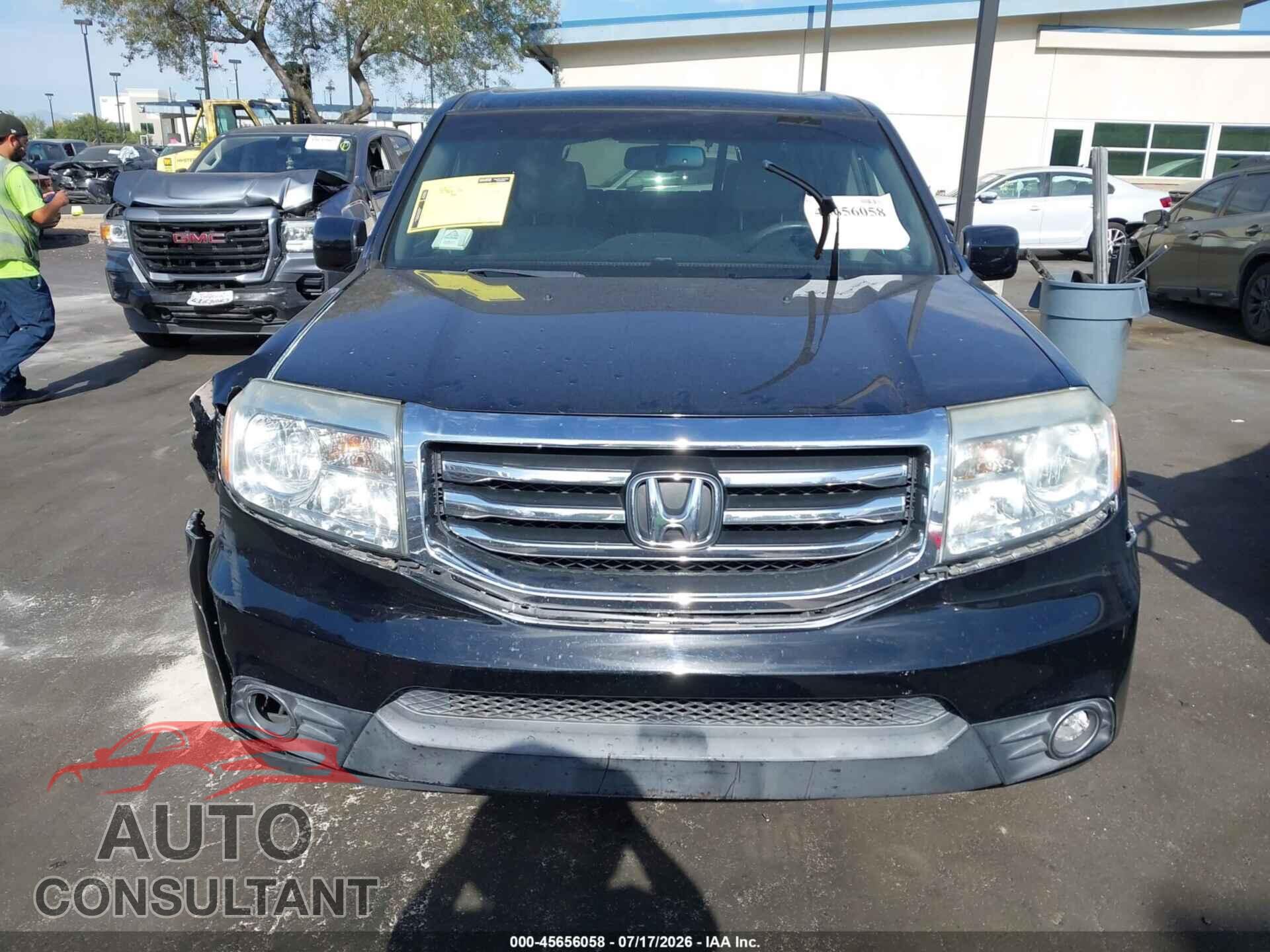 HONDA PILOT 2012 - 5FNYF3H56CB032105