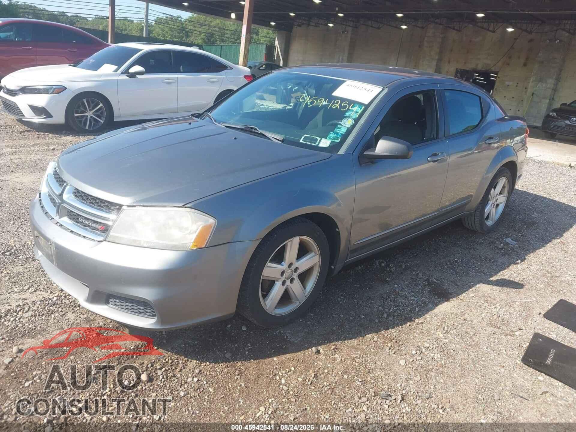 DODGE AVENGER 2013 - 1C3CDZAB3DN712540