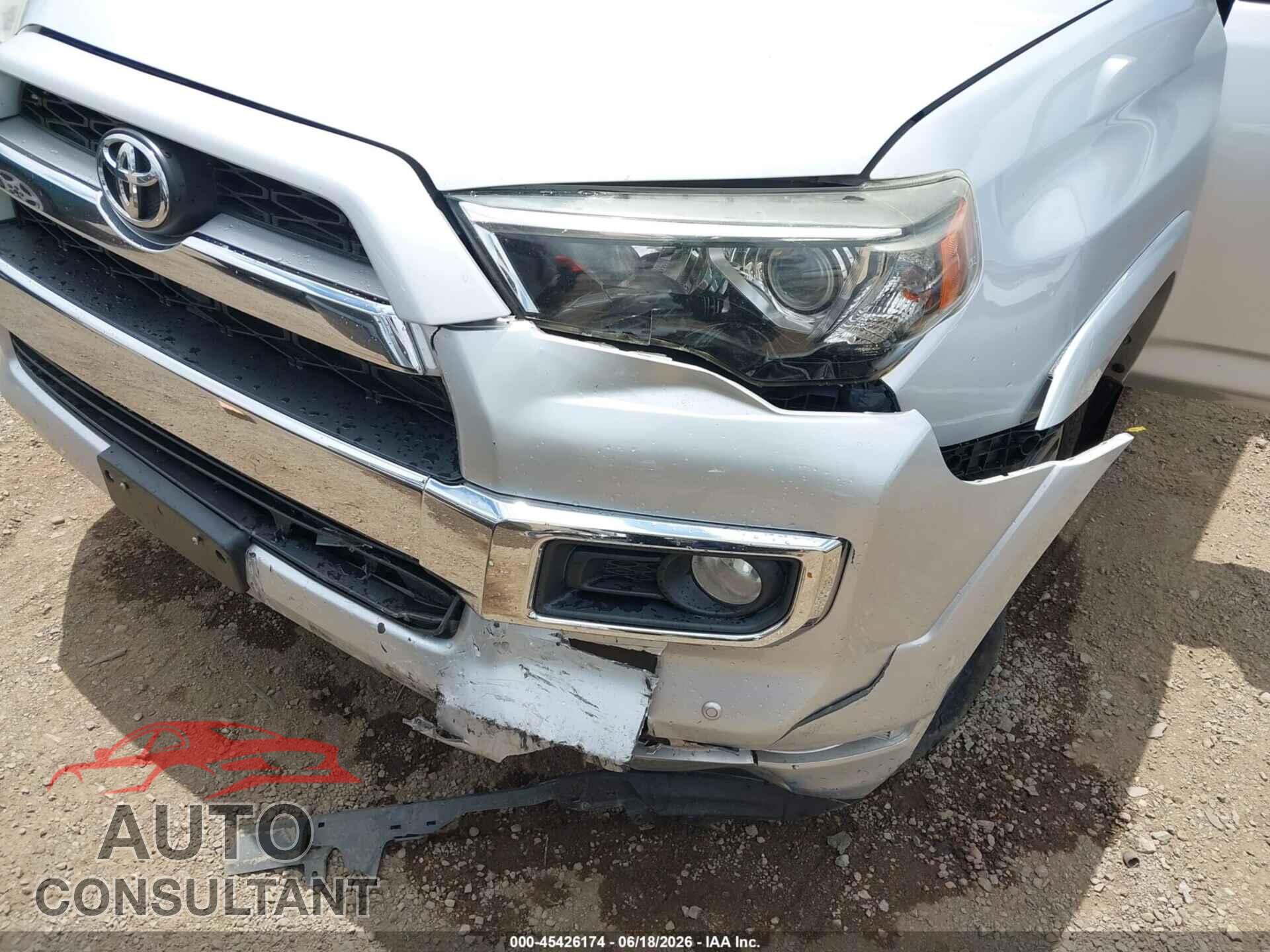TOYOTA 4RUNNER 2015 - JTEBU5JR2F5214065
