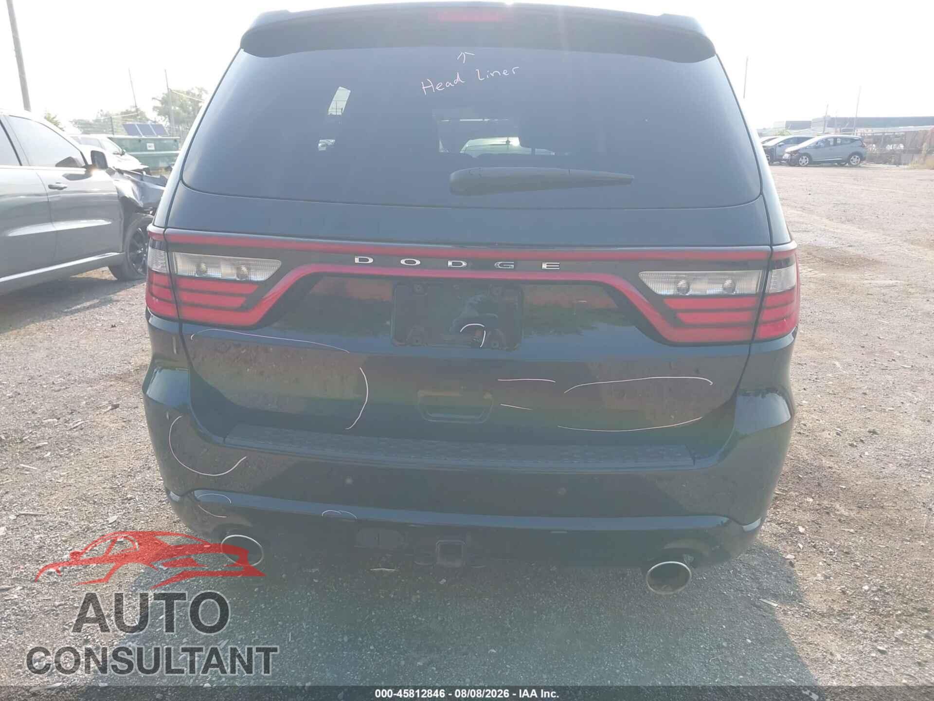 DODGE DURANGO 2017 - 1C4SDJCT9HC630411