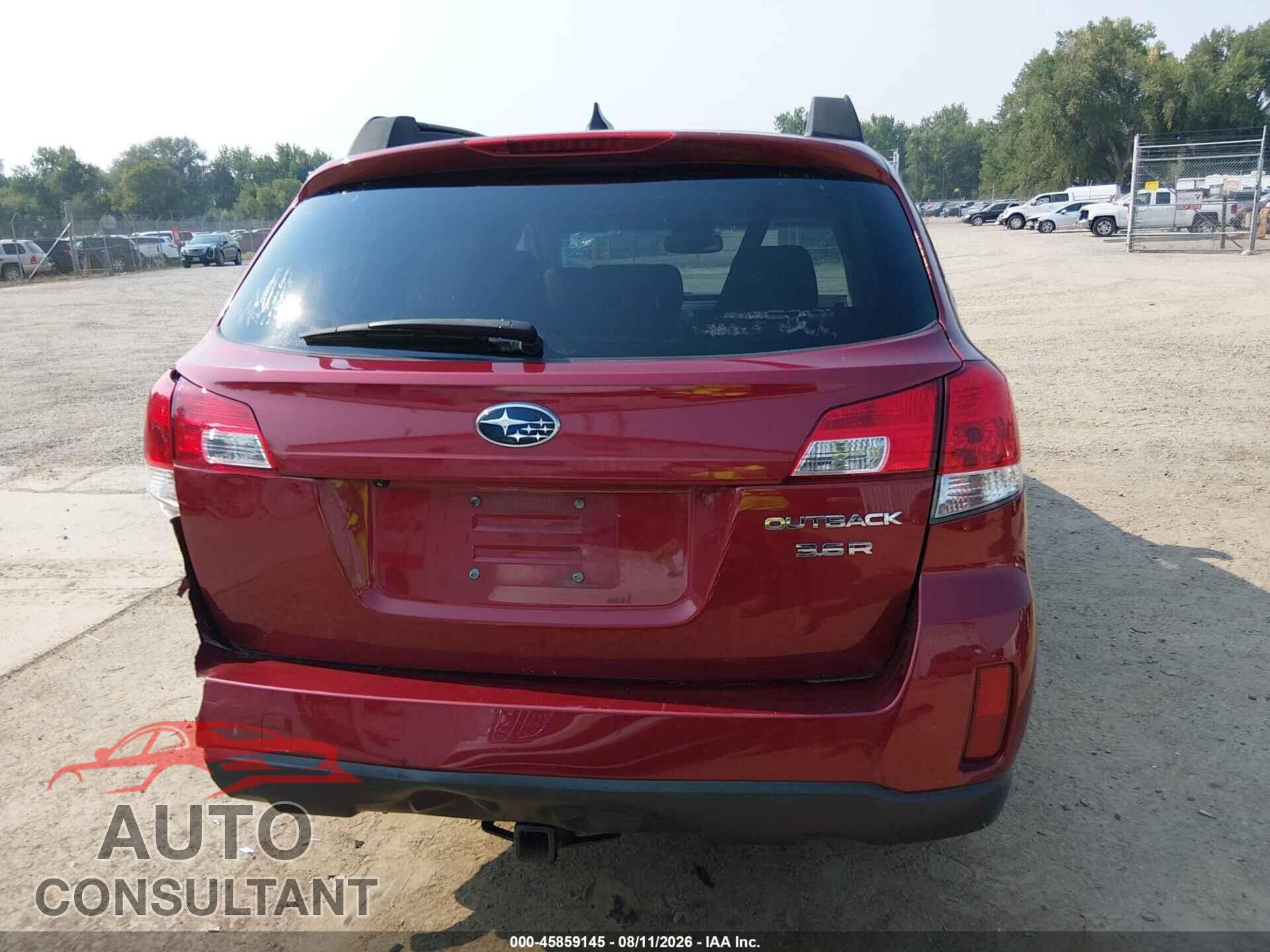 SUBARU OUTBACK 2013 - 4S4BRDKC4D2306444