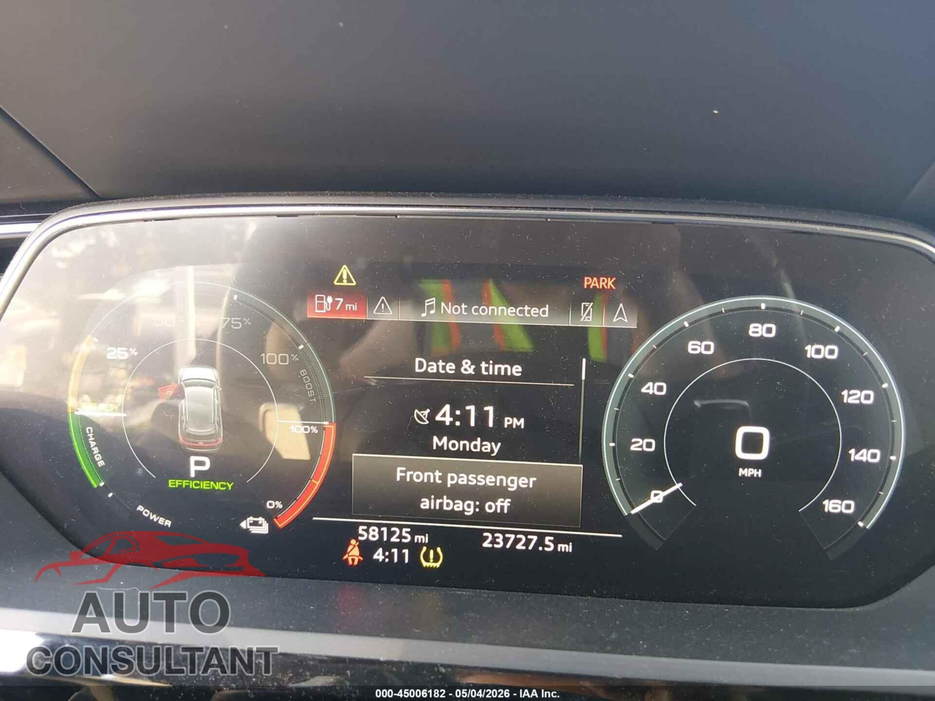 AUDI E-TRON 2019 - WA1VAAGE7KB010035