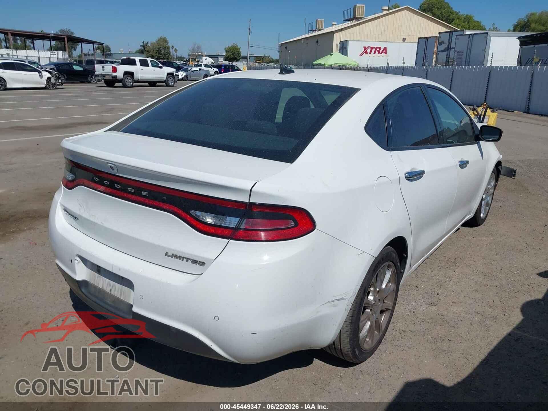 DODGE DART 2013 - 1C3CDFCA9DD157036