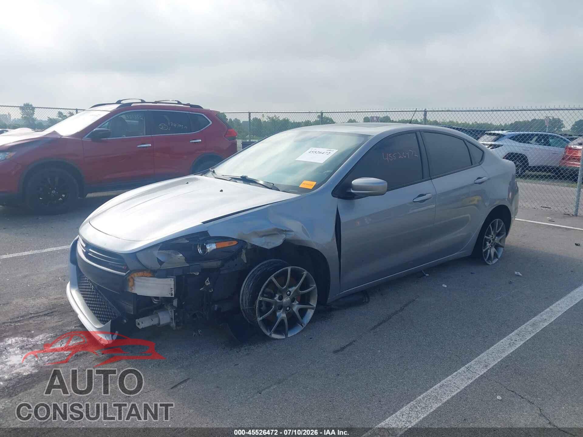 DODGE DART 2014 - 1C3CDFBB8ED719813