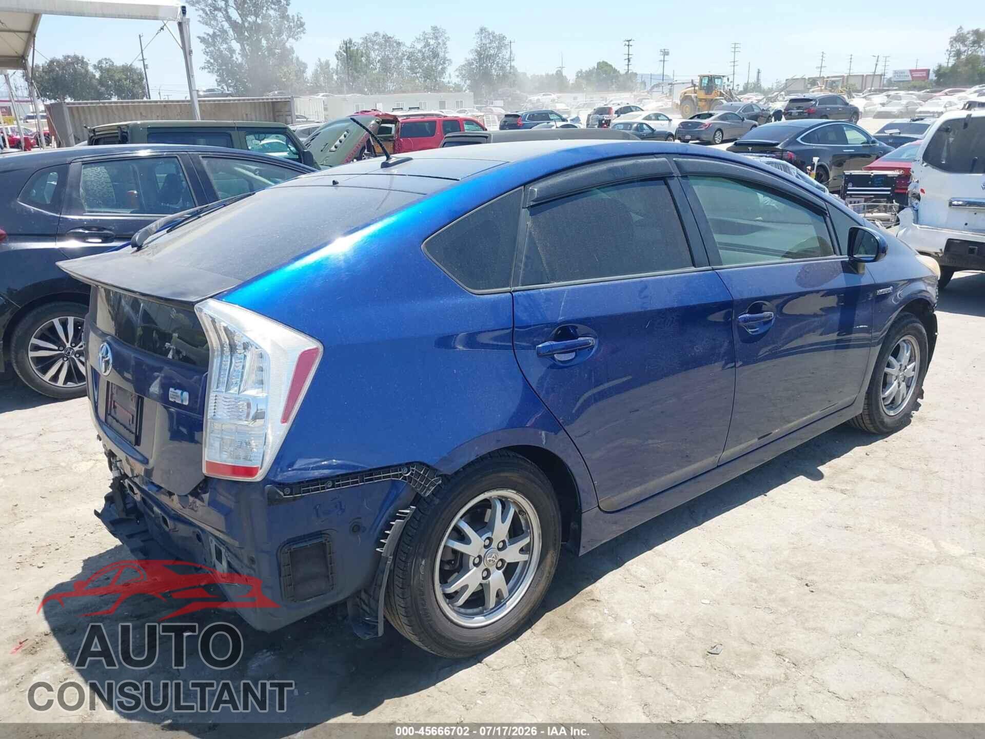 TOYOTA PRIUS 2010 - JTDKN3DU2A0242685
