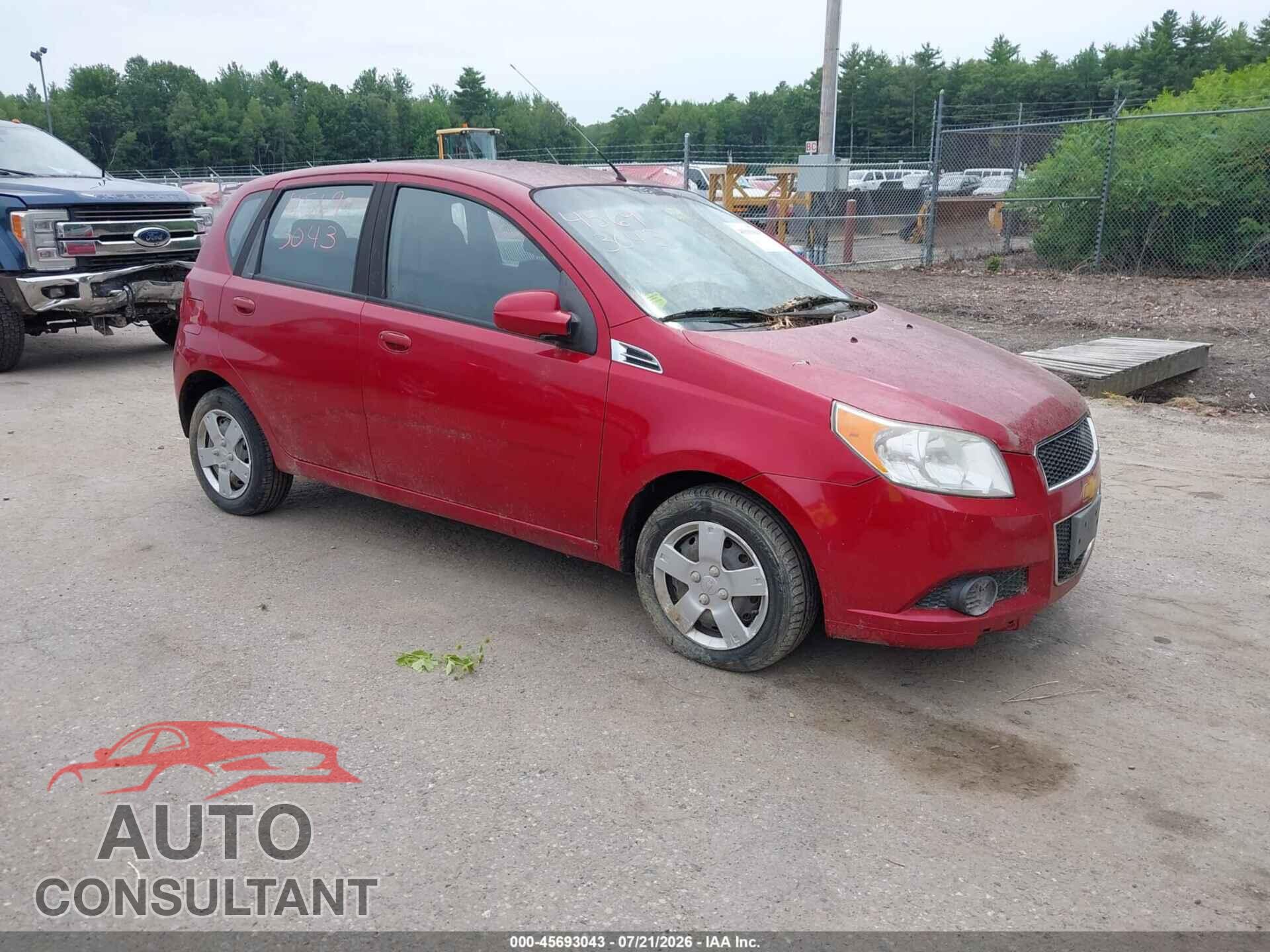 CHEVROLET AVEO 2011 - KL1TD6DE5BB133989