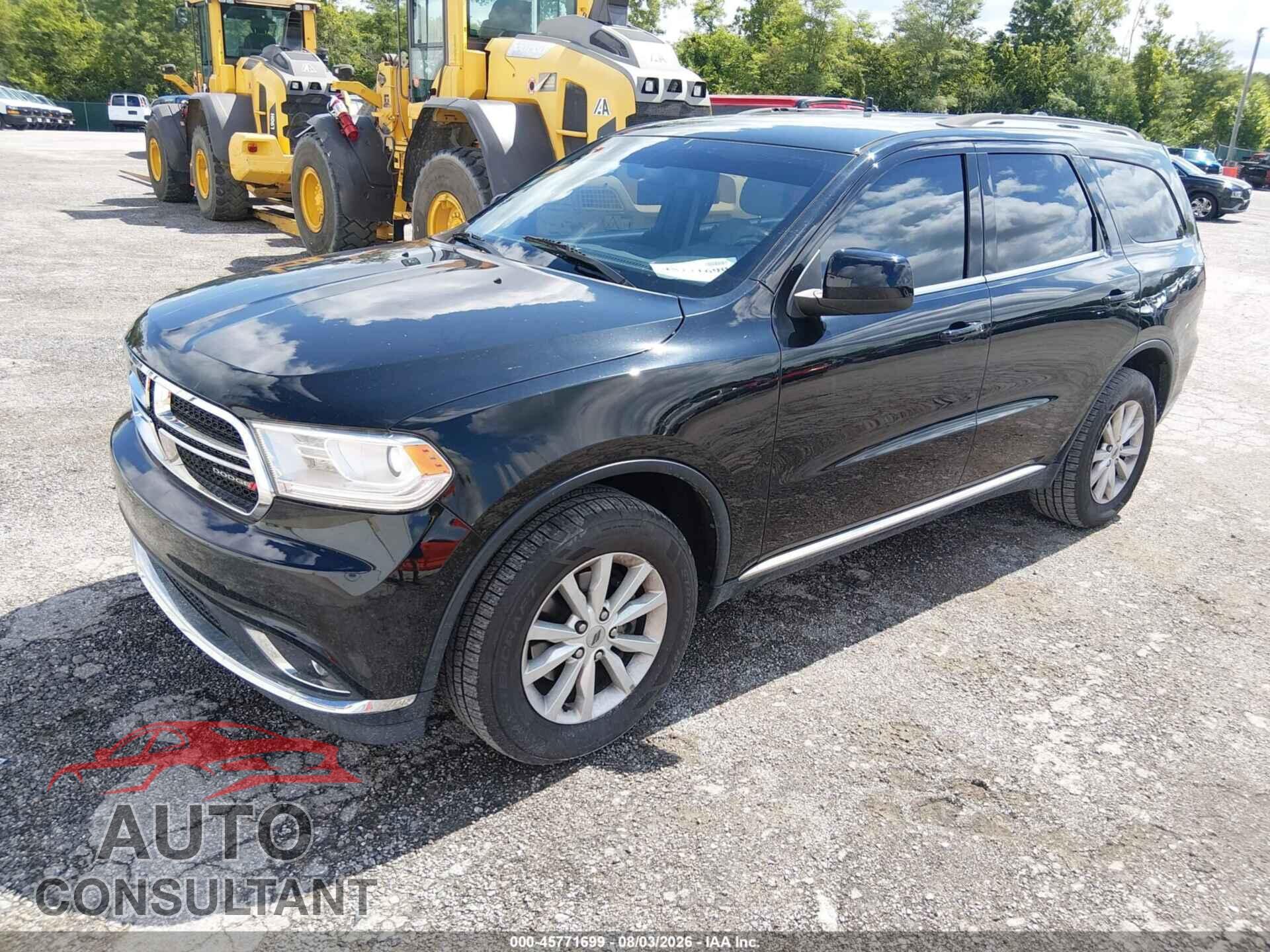 DODGE DURANGO 2019 - 1C4RDJAG5KC744434