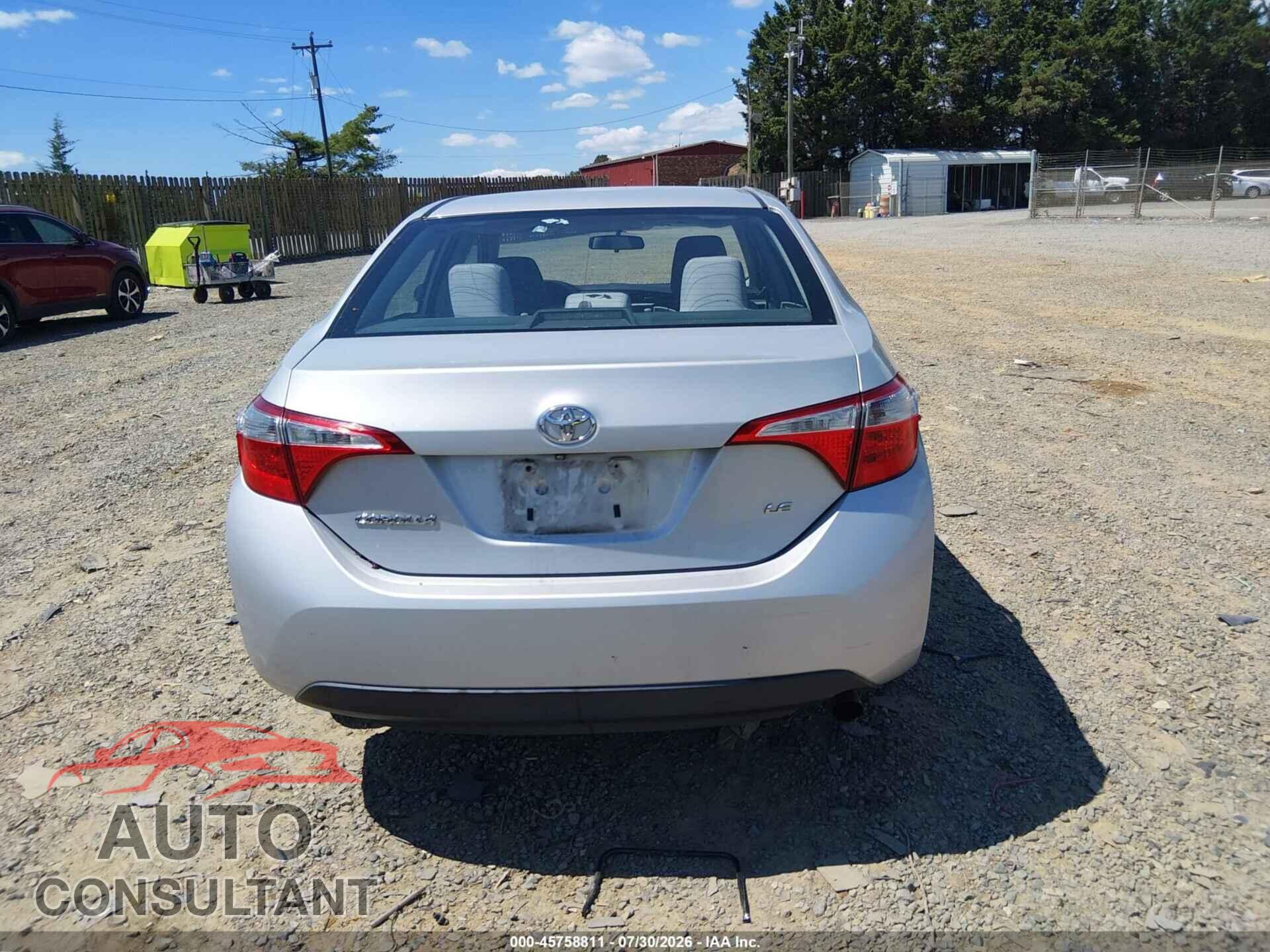 TOYOTA COROLLA 2014 - 2T1BURHEXEC025762