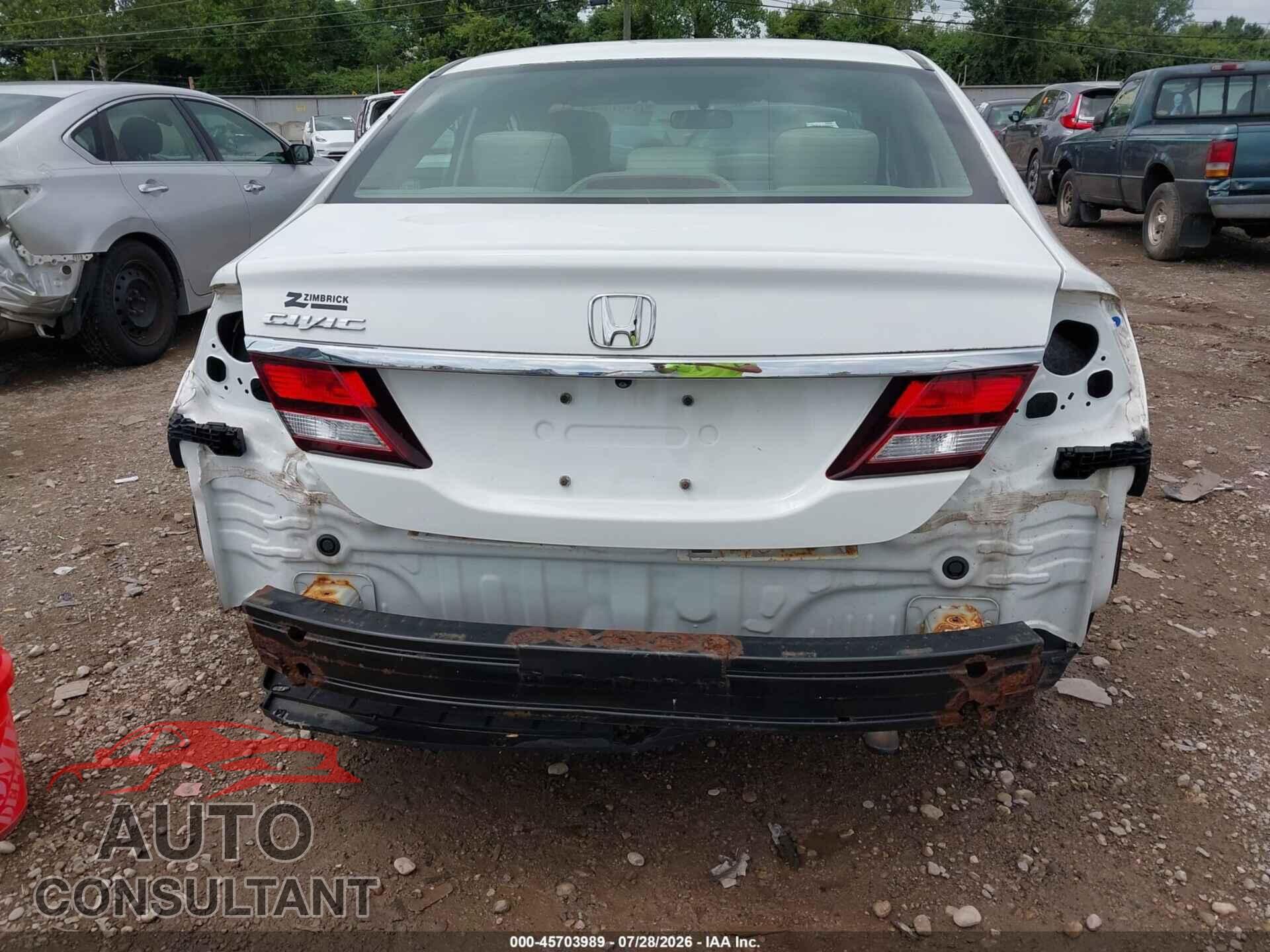 HONDA CIVIC 2014 - 19XFB2F53EE034046