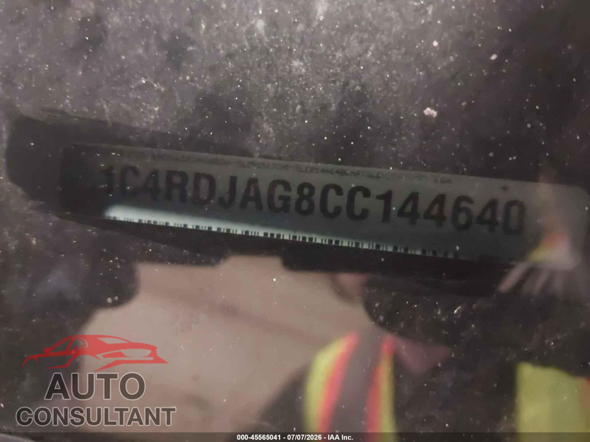DODGE DURANGO 2012 - 1C4RDJAG8CC144640