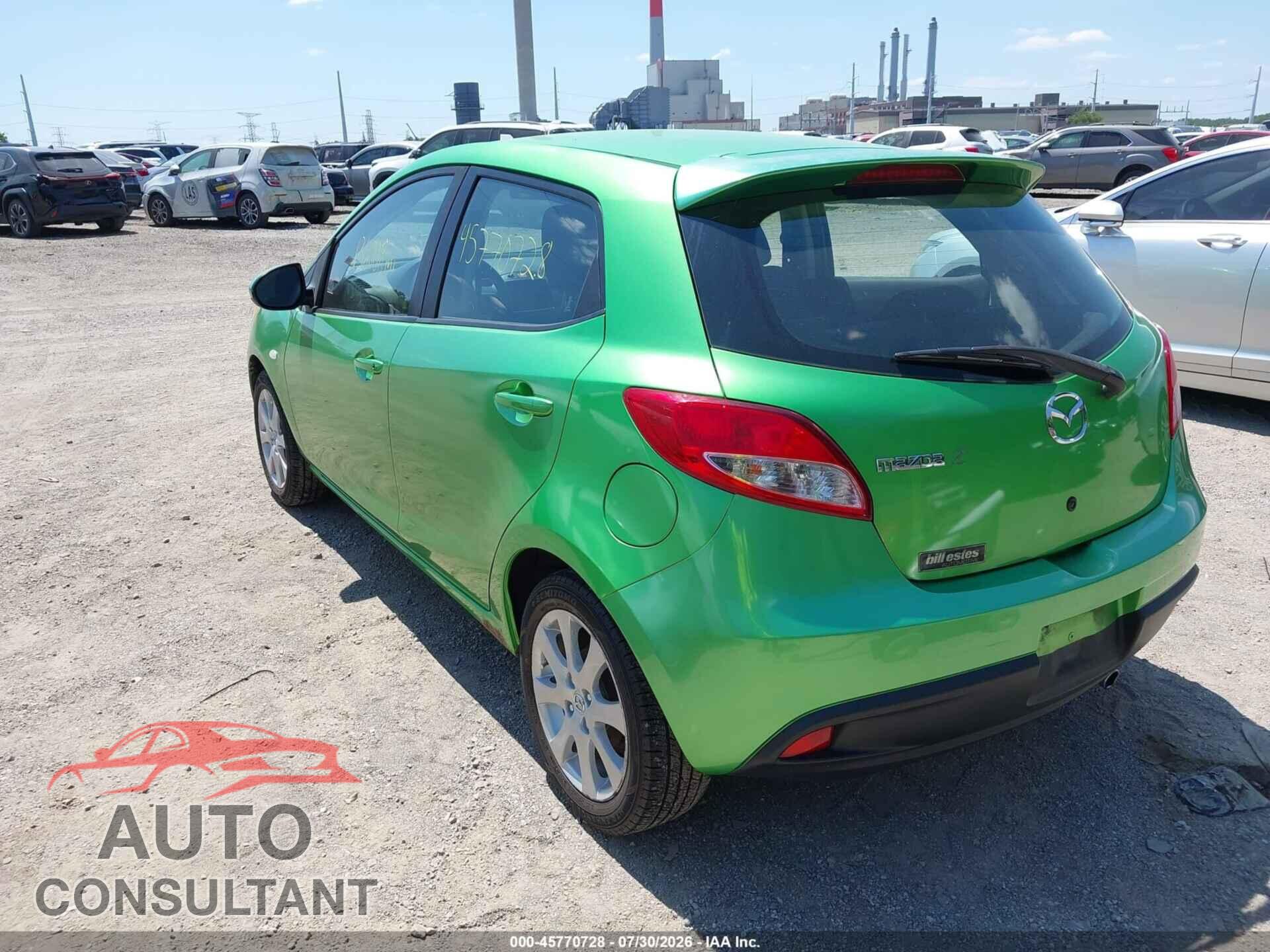 MAZDA MAZDA2 2012 - JM1DE1LY4C0150630