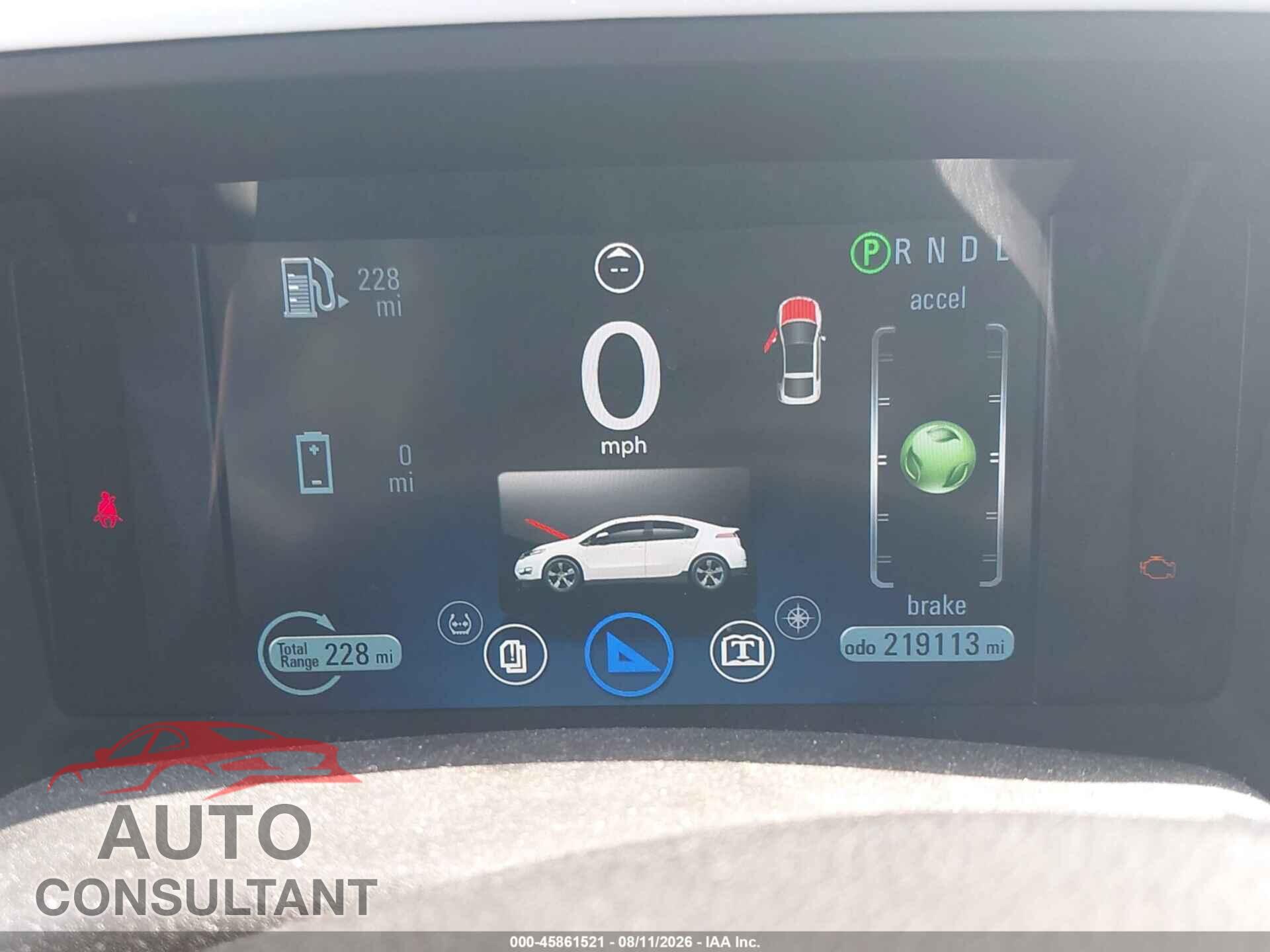 CHEVROLET VOLT 2012 - 1G1RA6E42CU104286