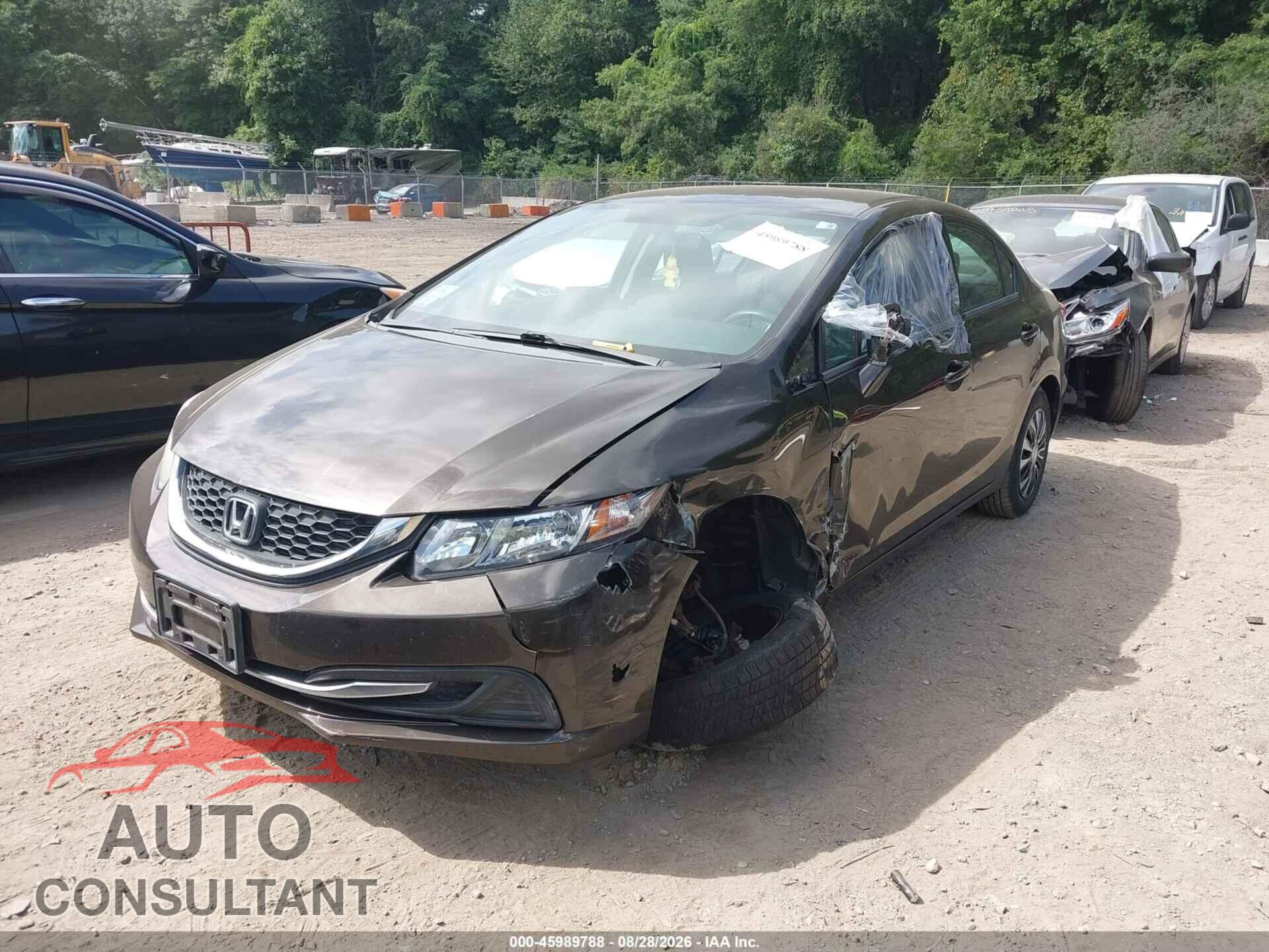 HONDA CIVIC 2013 - 2HGFB2F55DH507224