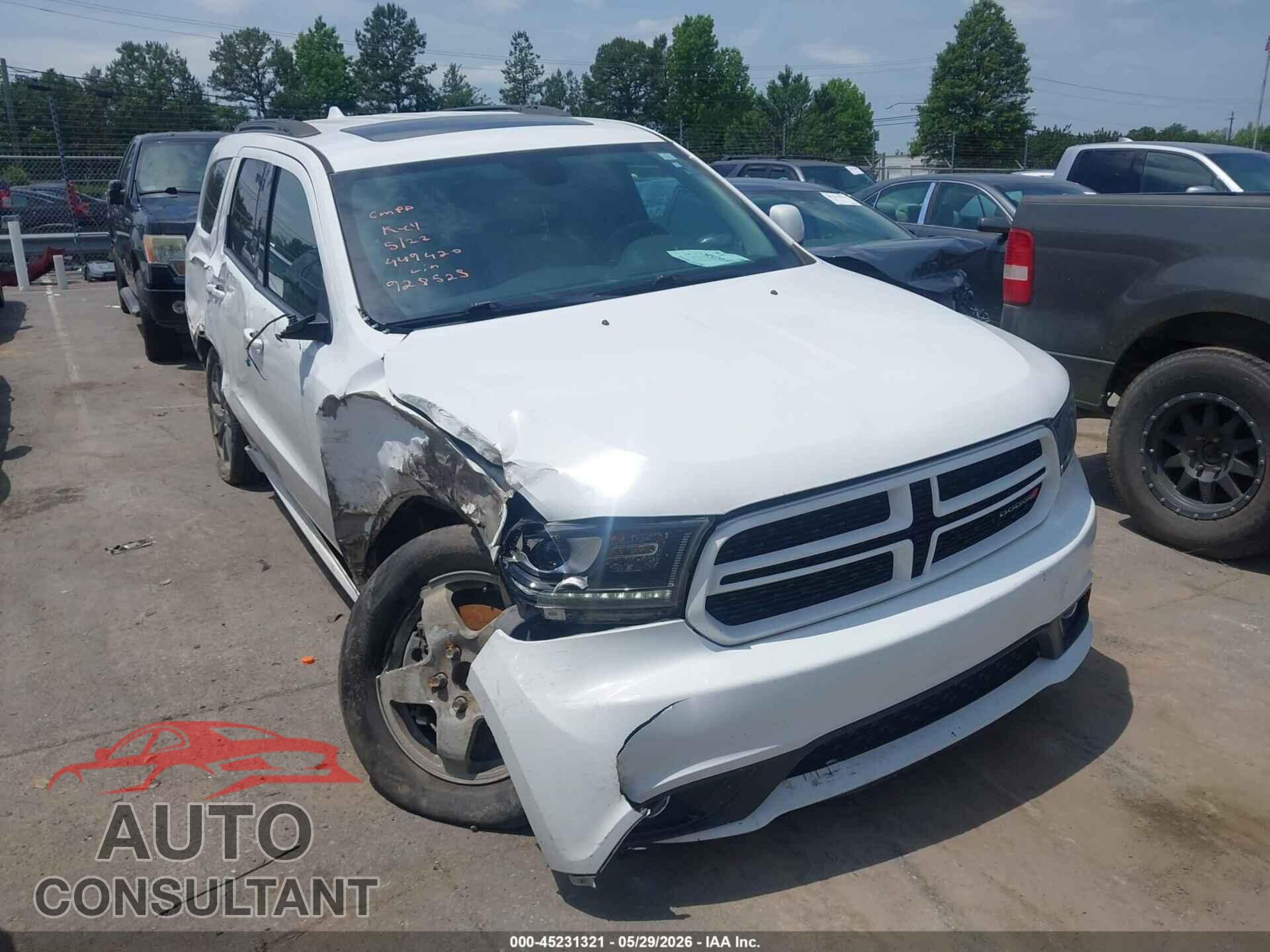 DODGE DURANGO 2017 - 1C4RDHDG1HC928525