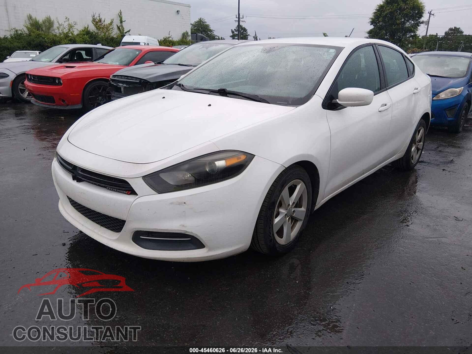 DODGE DART 2015 - 1C3CDFBB5FD140537