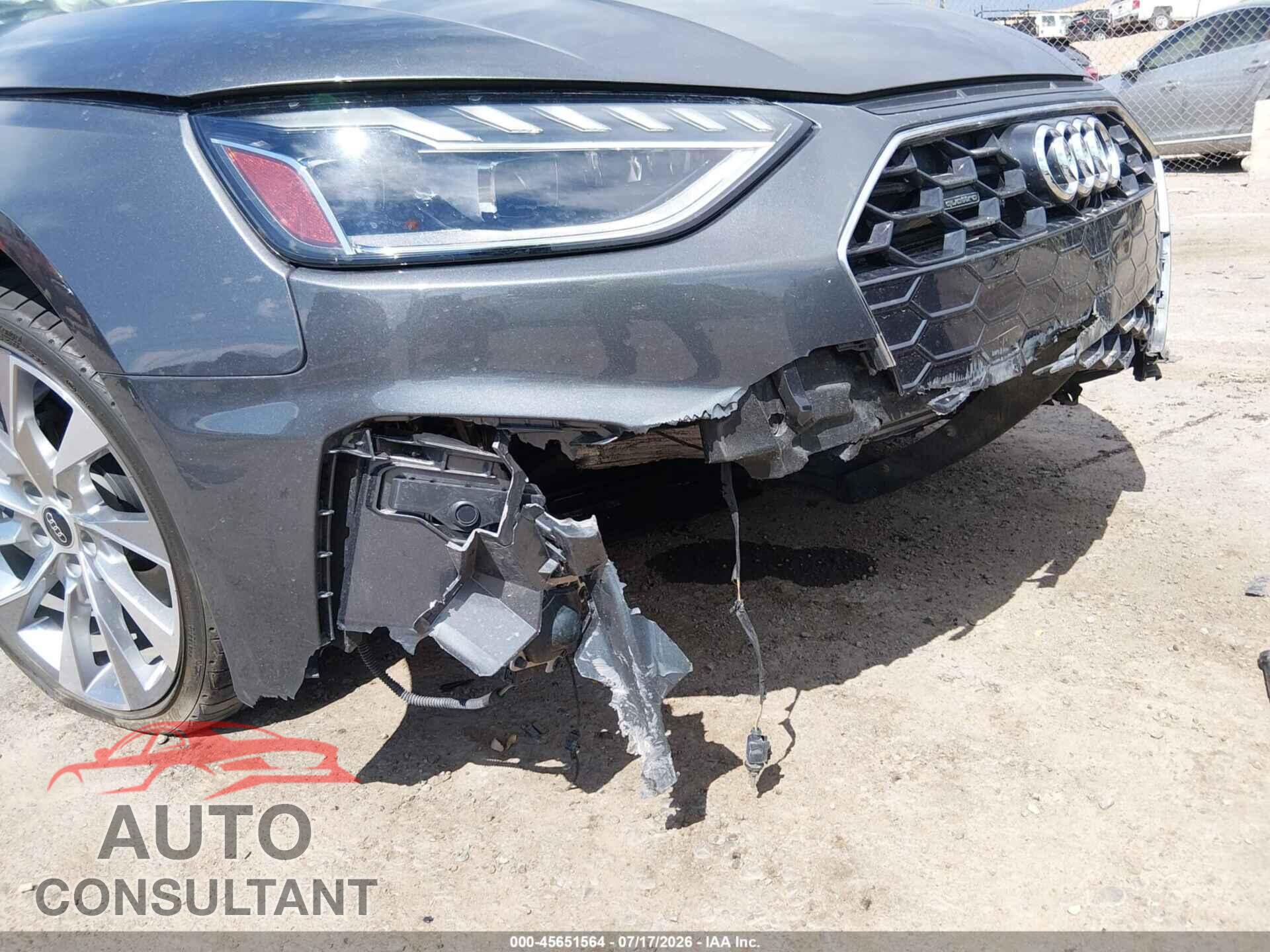AUDI A4 2023 - WAUEAAF46PN003532