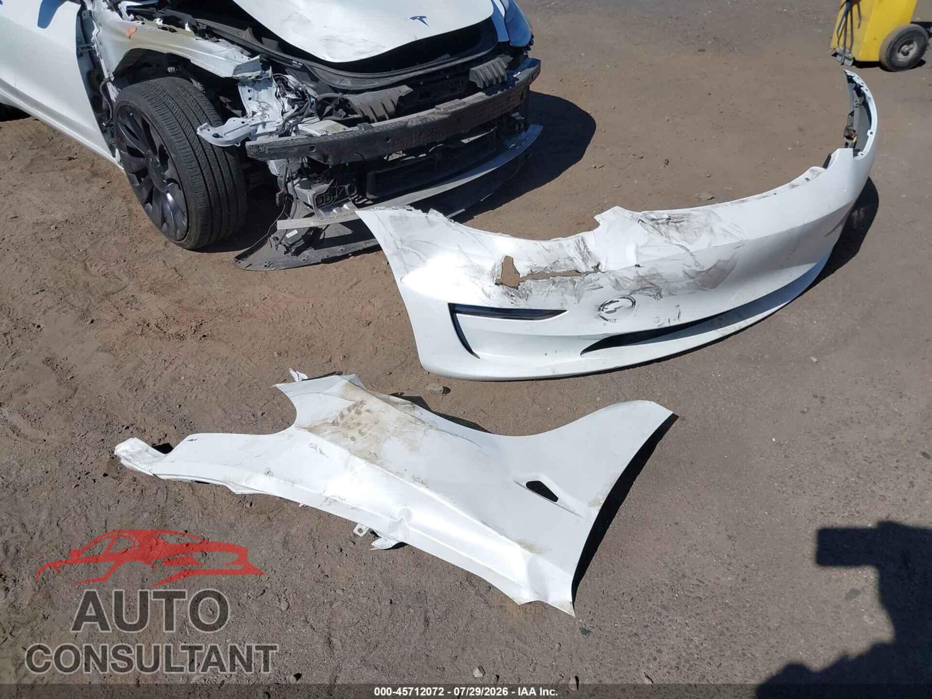 TESLA MODEL 3 2021 - 5YJ3E1EC0MF093696