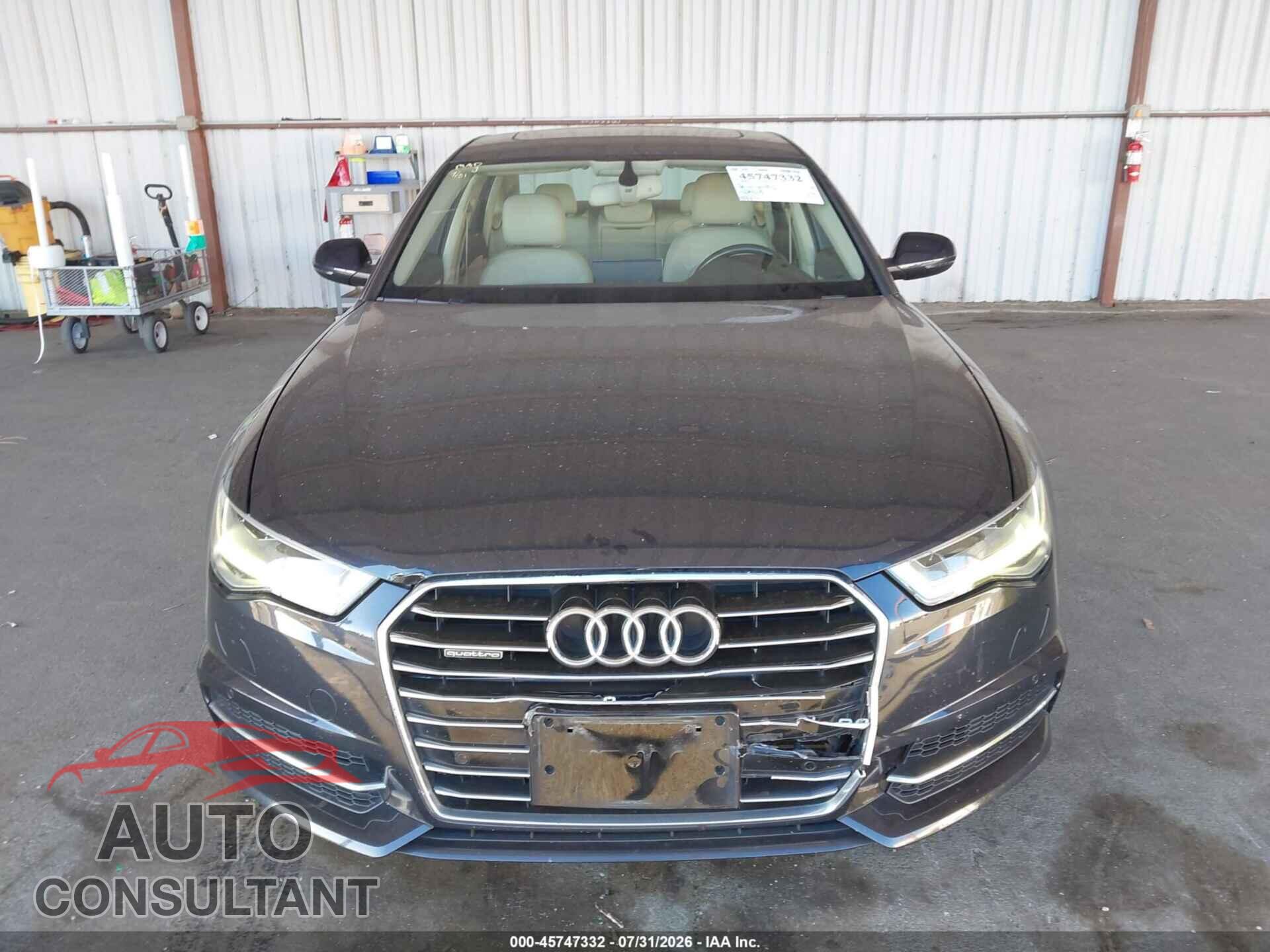 AUDI A6 2016 - WAUGFAFCXGN172986